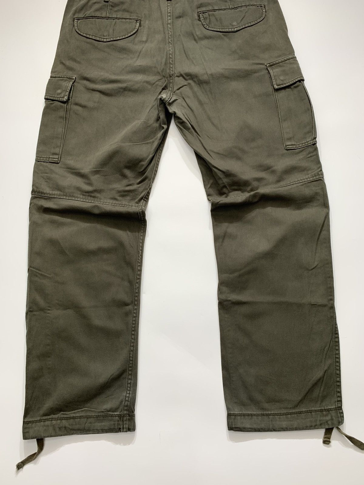 Japanese Brand Uniqlo Olive Green Cargo Pant Size US 38 / EU 54 - 11 Thumbnail