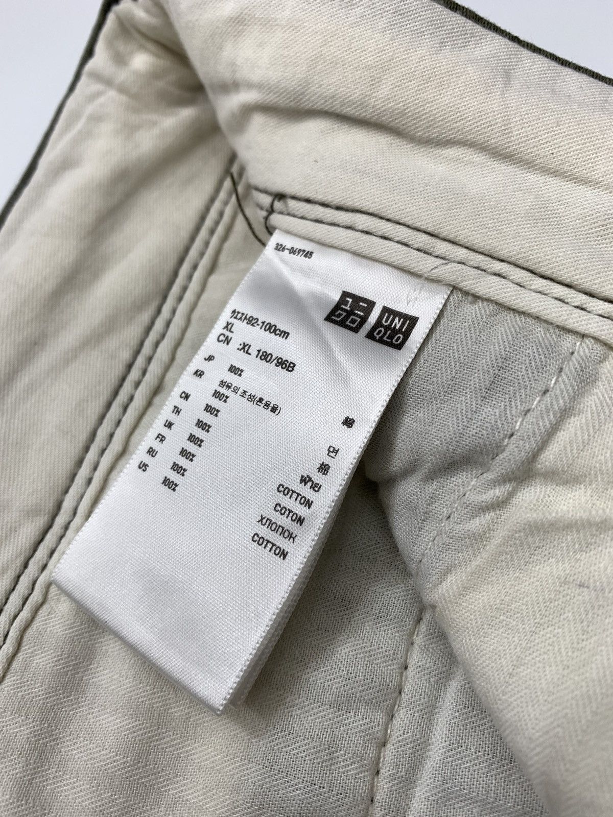 Japanese Brand Uniqlo Olive Green Cargo Pant Size US 38 / EU 54 - 7 Thumbnail
