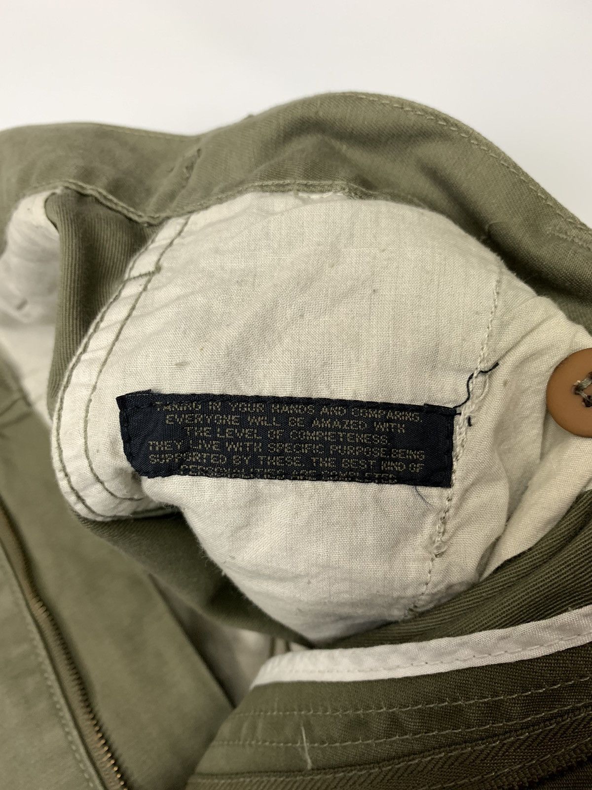 Japanese Brand Vintage Statement Military Cargo Pant Size US 31 - 6 Thumbnail