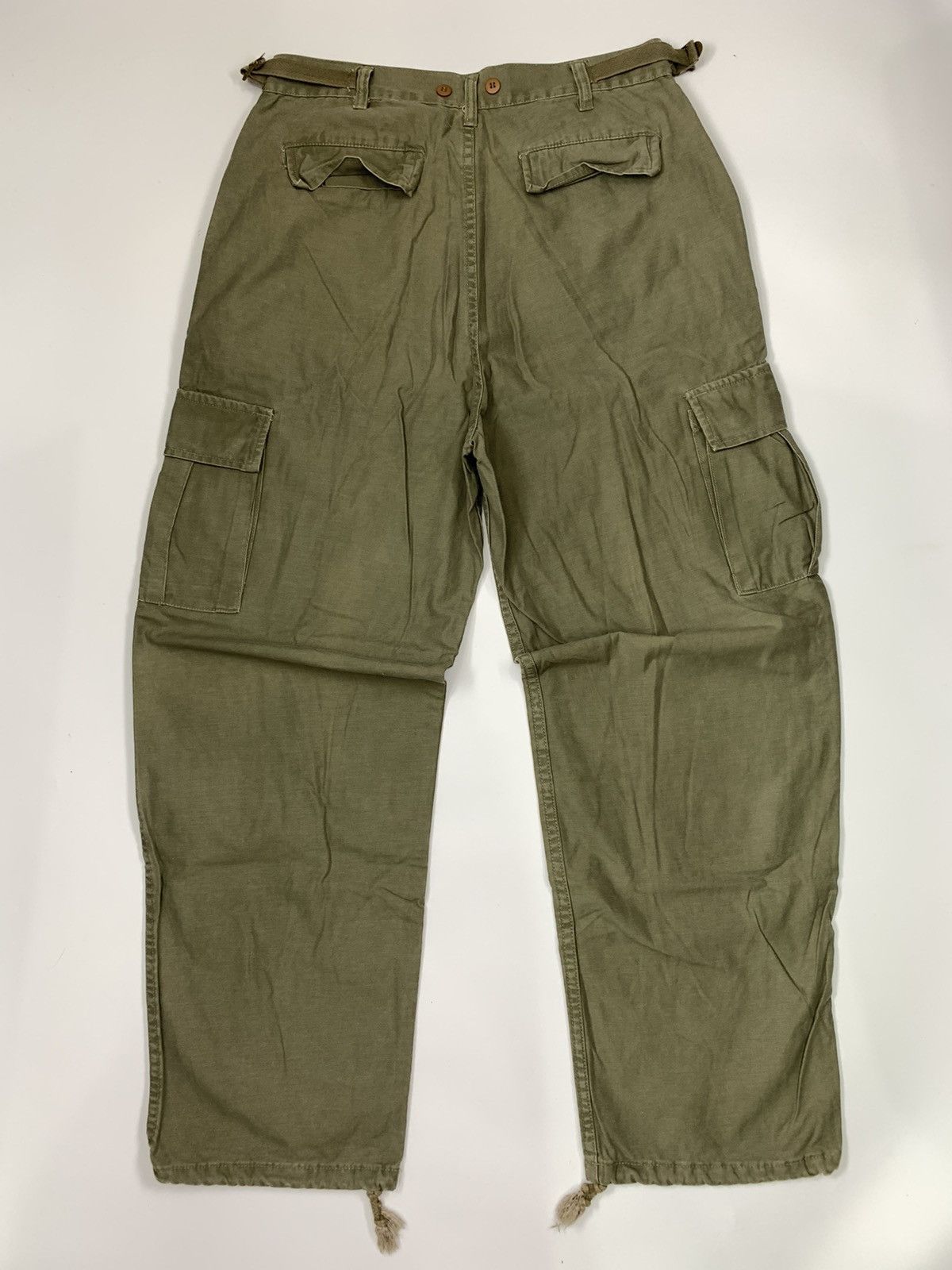 Japanese Brand Vintage Statement Military Cargo Pant Size US 31 - 8 Thumbnail