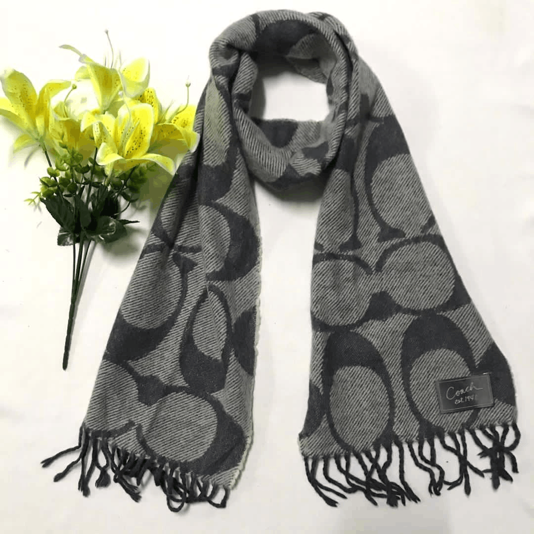 Coach Coach Symbols Scarf/Muffer/Babushka/Wrap/Authentic Size ONE SIZE - 1 Thumbnail