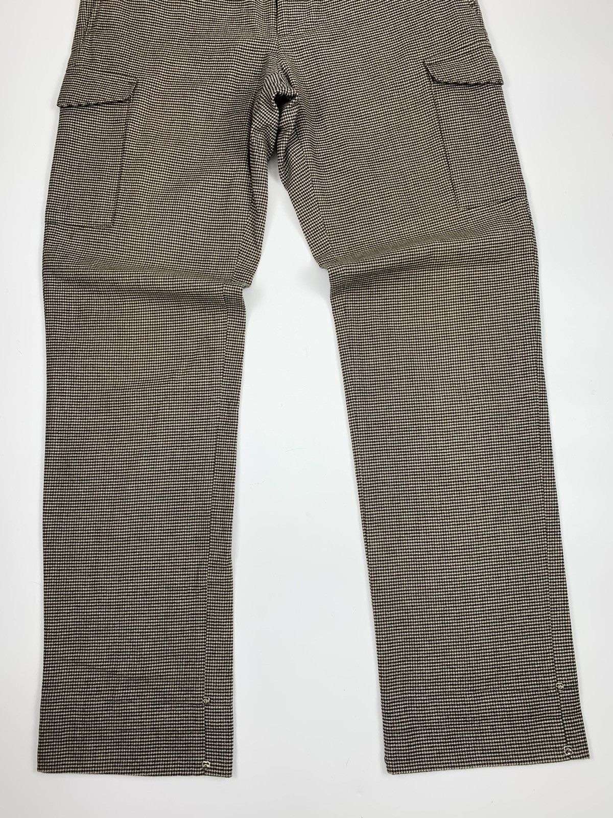 Japanese Brand The Suit Company Small Checkeredboard Cargo Trousers Size US 31 - 3 Thumbnail