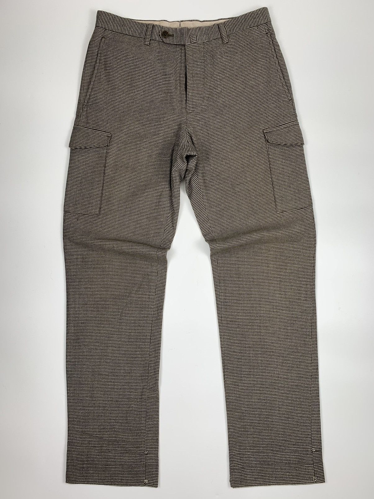 image of The Suits The Suit Company Small Checkeredboard Cargo Trousers, Men's (Size 31)