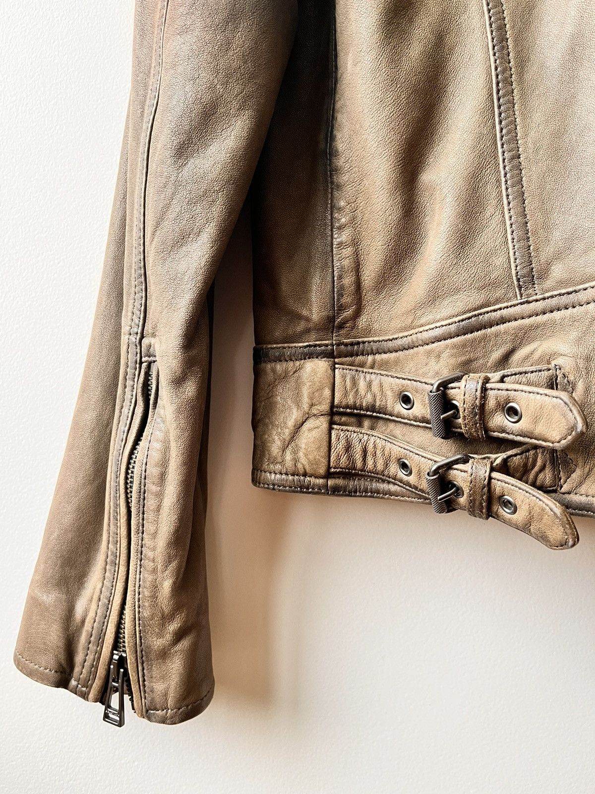 Belstaff Beckenham Leather Moto Jacket Size US M / EU 48-50 / 2 - 4 Thumbnail