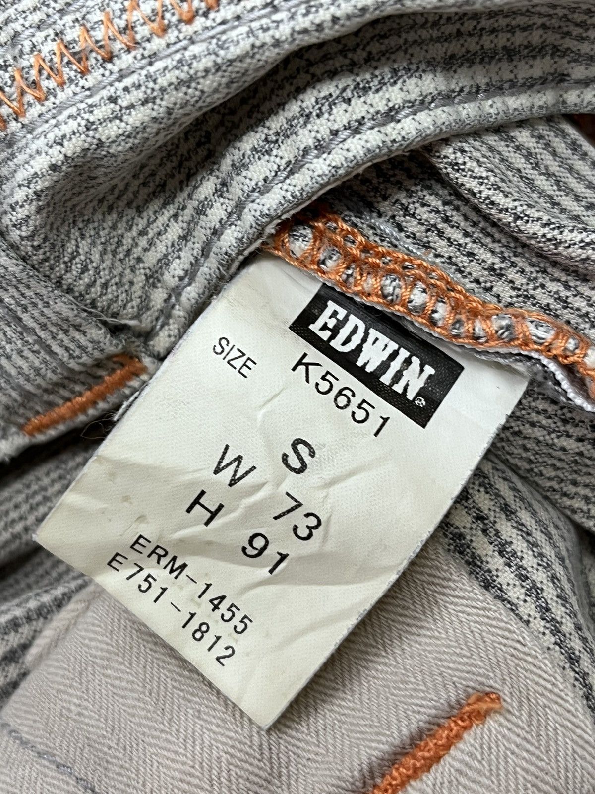 Edwin RARE EDWIN KHAKI Small Check Bush Flare Tactical Streetwear Size US 30 / EU 46 - 10 Thumbnail