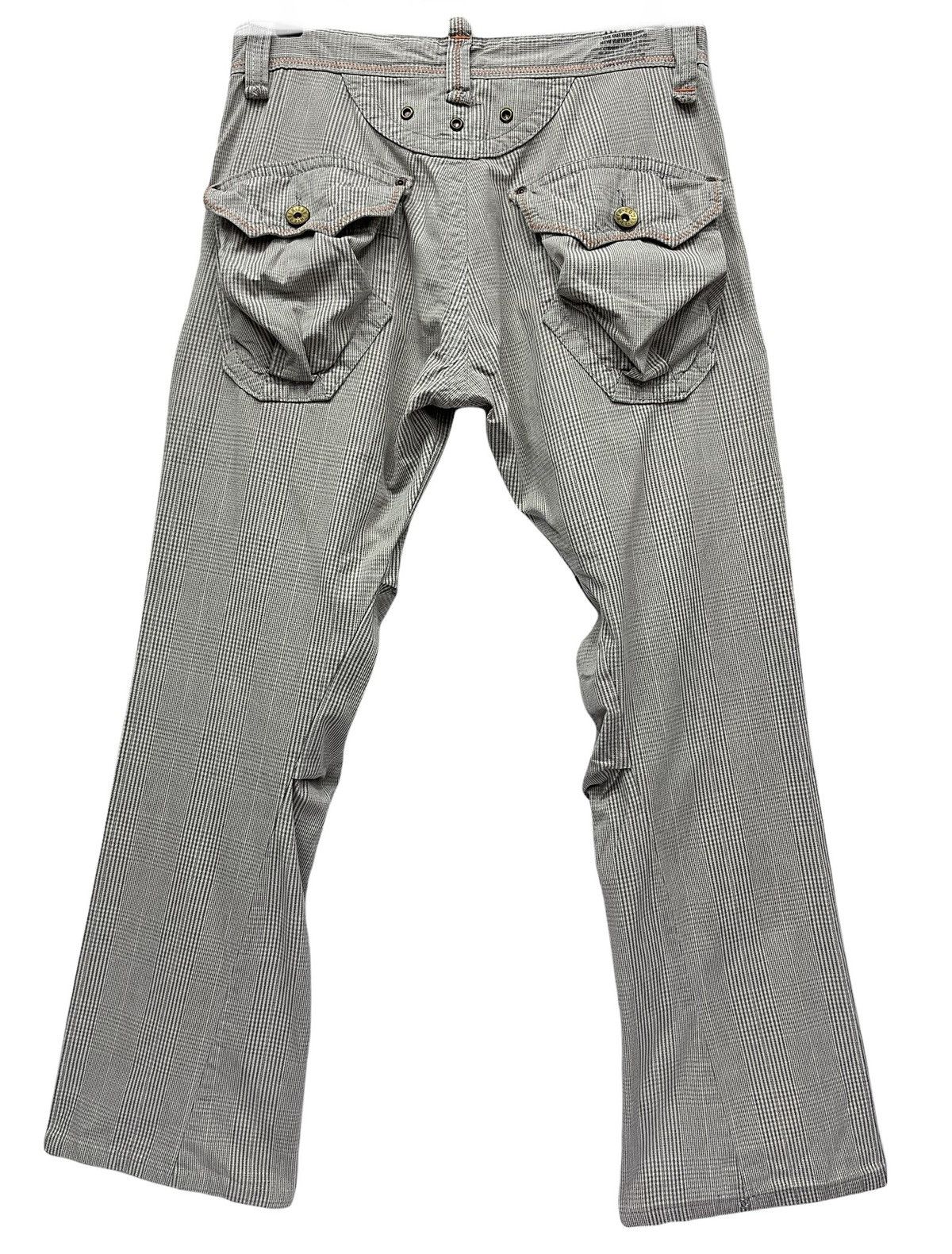 Edwin RARE EDWIN KHAKI Small Check Bush Flare Tactical Streetwear Size US 30 / EU 46 - 5 Thumbnail