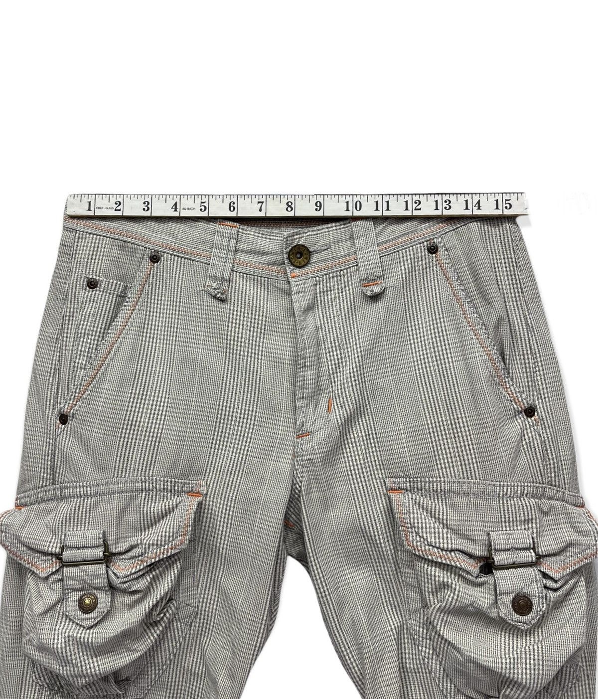 Edwin RARE EDWIN KHAKI Small Check Bush Flare Tactical Streetwear Size US 30 / EU 46 - 12 Thumbnail