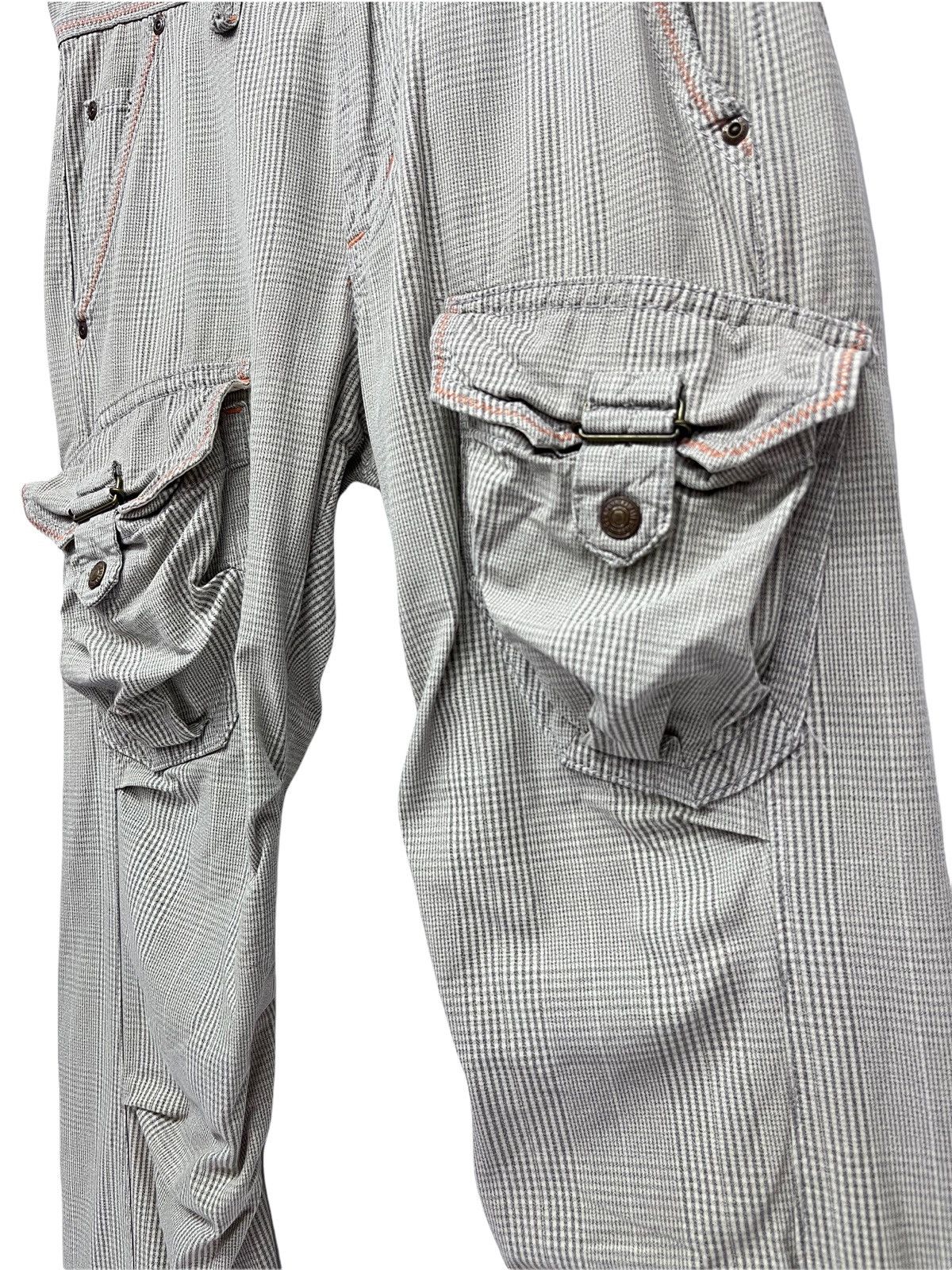 Edwin RARE EDWIN KHAKI Small Check Bush Flare Tactical Streetwear Size US 30 / EU 46 - 2 Thumbnail