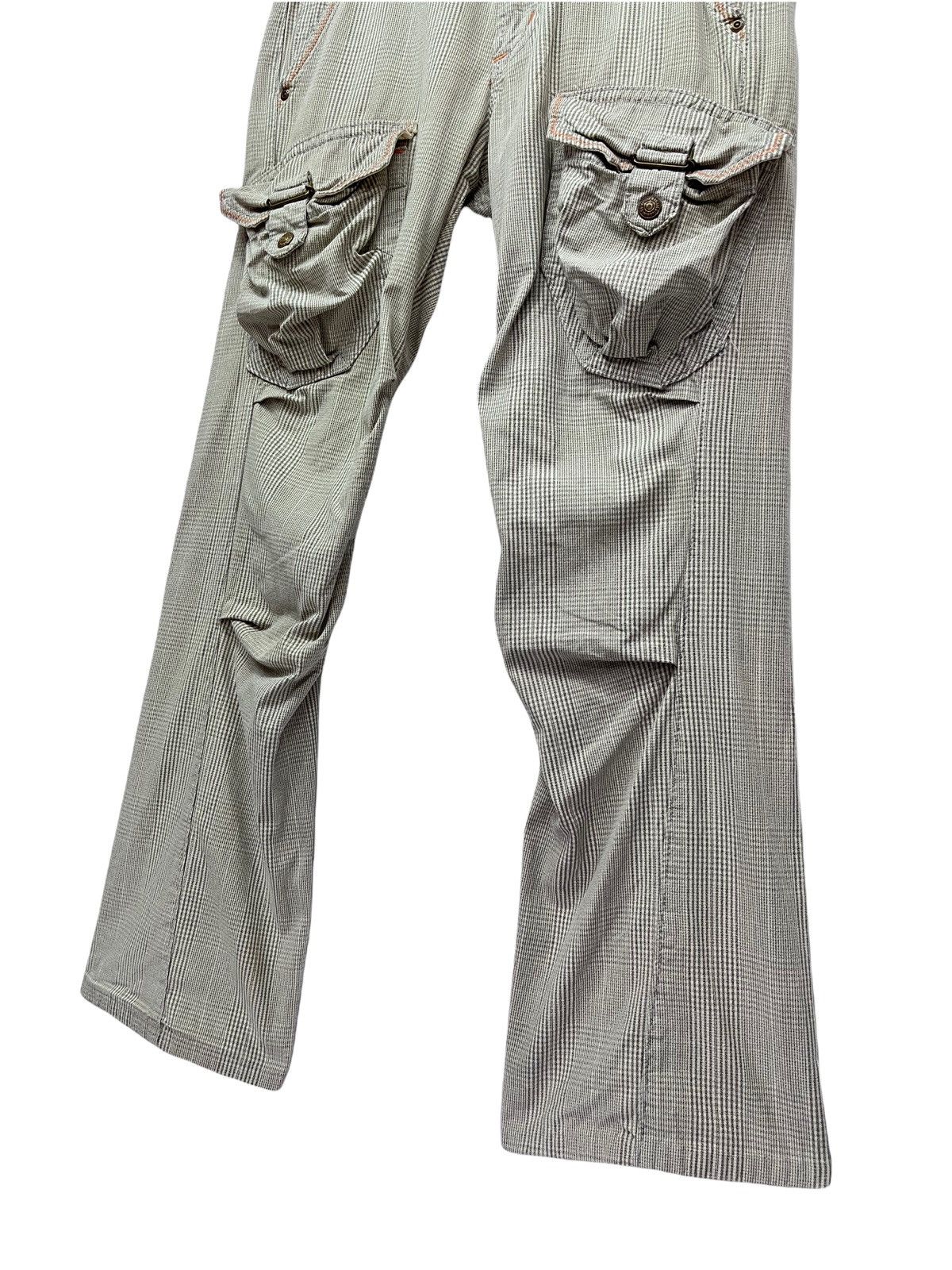 Edwin RARE EDWIN KHAKI Small Check Bush Flare Tactical Streetwear Size US 30 / EU 46 - 4 Thumbnail