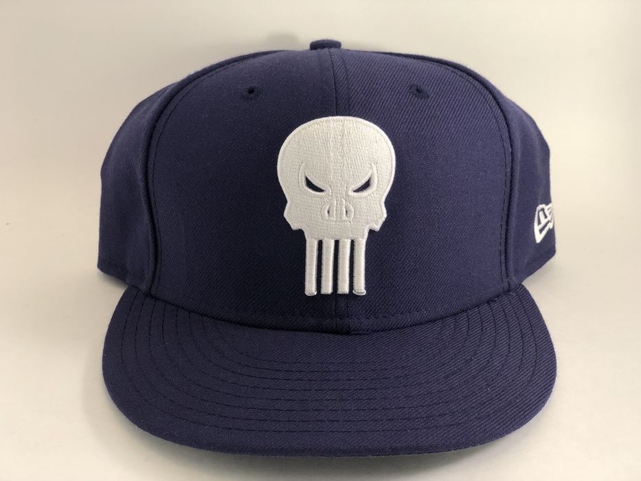 New Era 59Fifty Fitted Basecap Marvel Punisher Black/White - Edizione Limitata