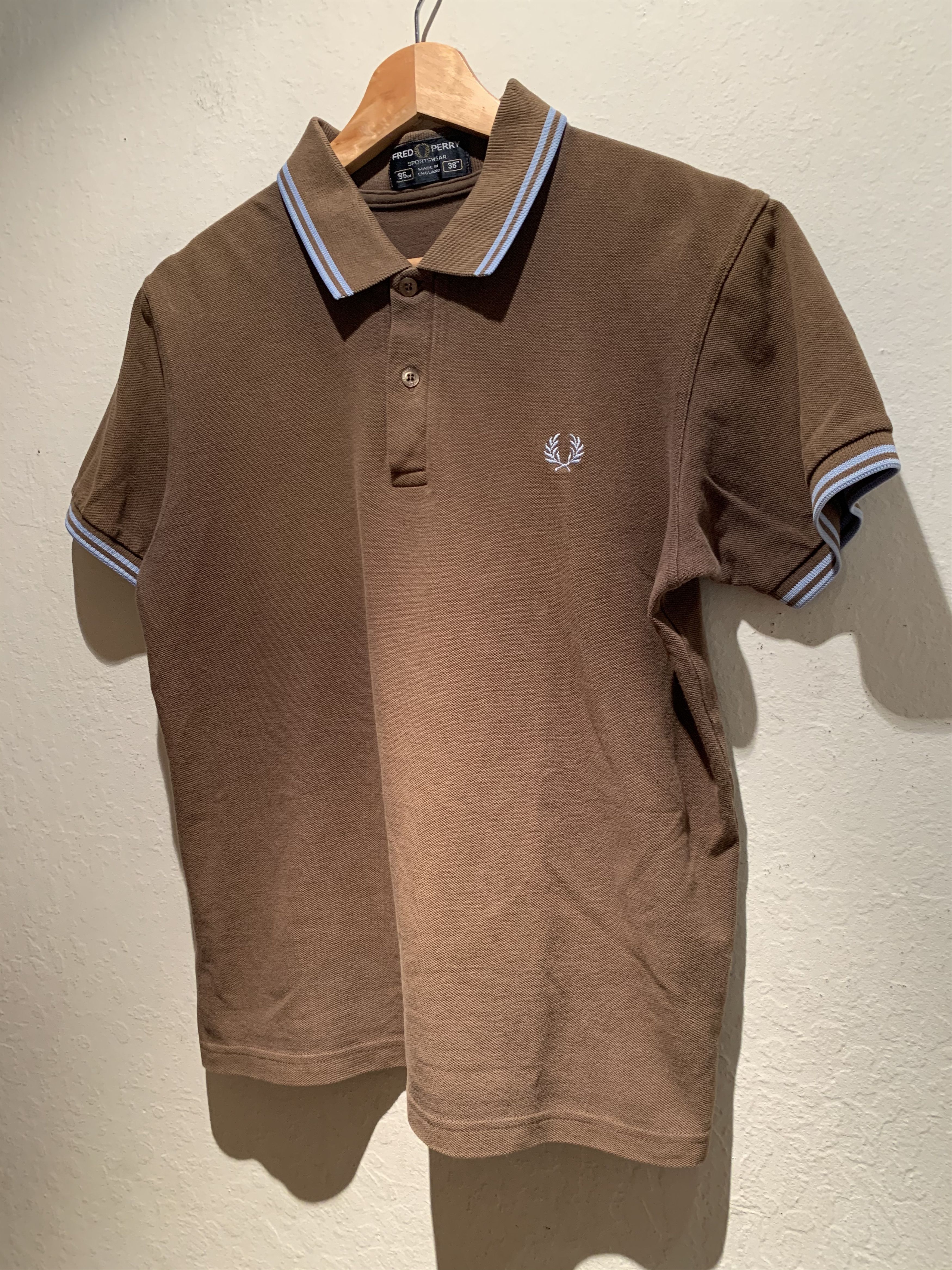RARE* Vintage Fred Perry England Made Knit Polo Shirt 38