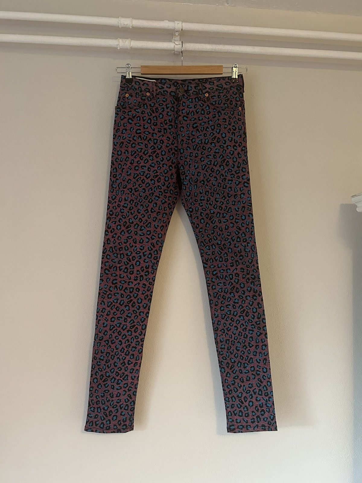 Gucci Pink Leopard Print Jeans Size US 31 - 1 Thumbnail