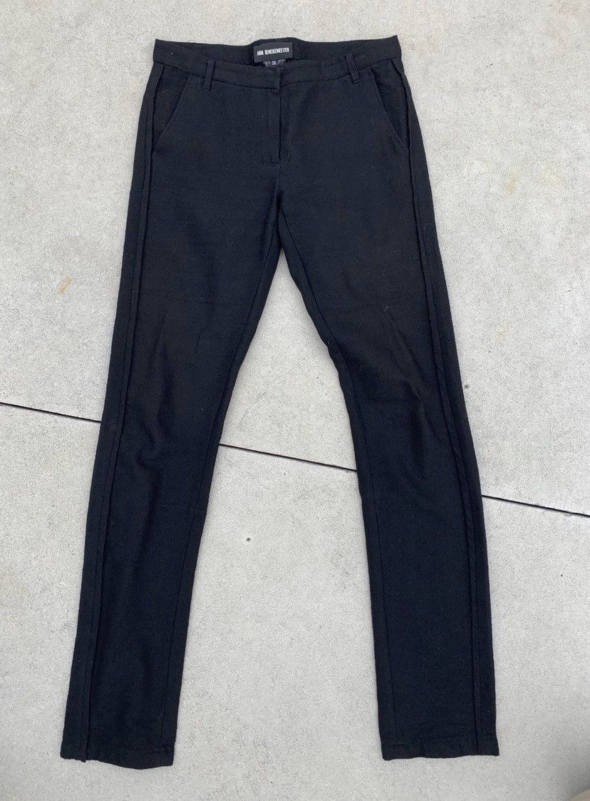 Ann Demeulemeester Casual black trousers Size US 28 / EU 44 - 1 Thumbnail