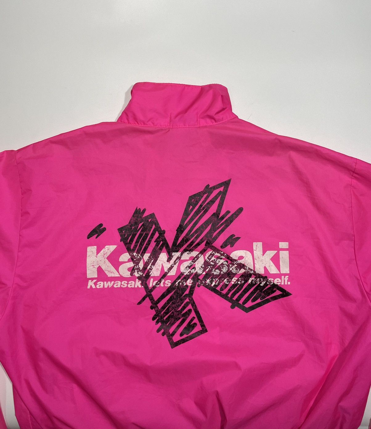 Japanese Brand × Vintage Vintage 90s Kawasaki Light Jacket windbreaker motorcycle Size US XL / EU 56 / 4 - 8 Thumbnail