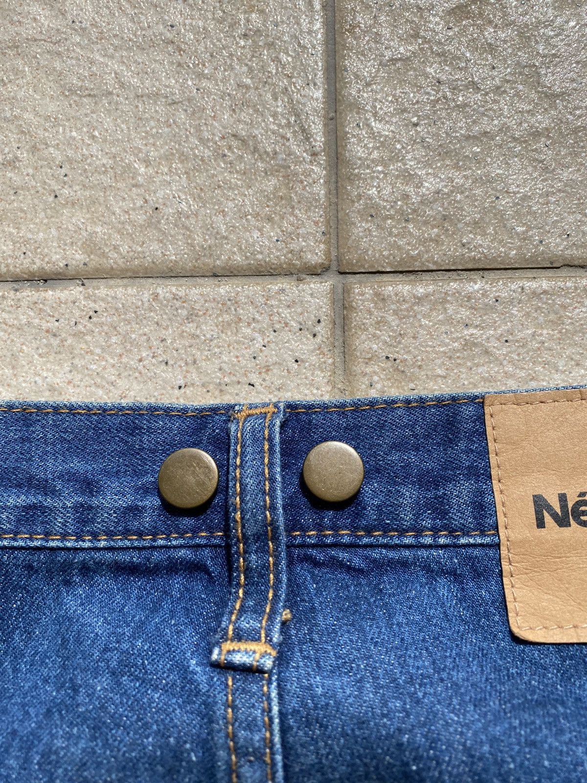 Designer × Issey Miyake × Ne-Net 💥RARE💥 Ne-net by ISSEY MIYAKE Patchwork Selvedge Denim Size US 30 / EU 46 - 20 Thumbnail