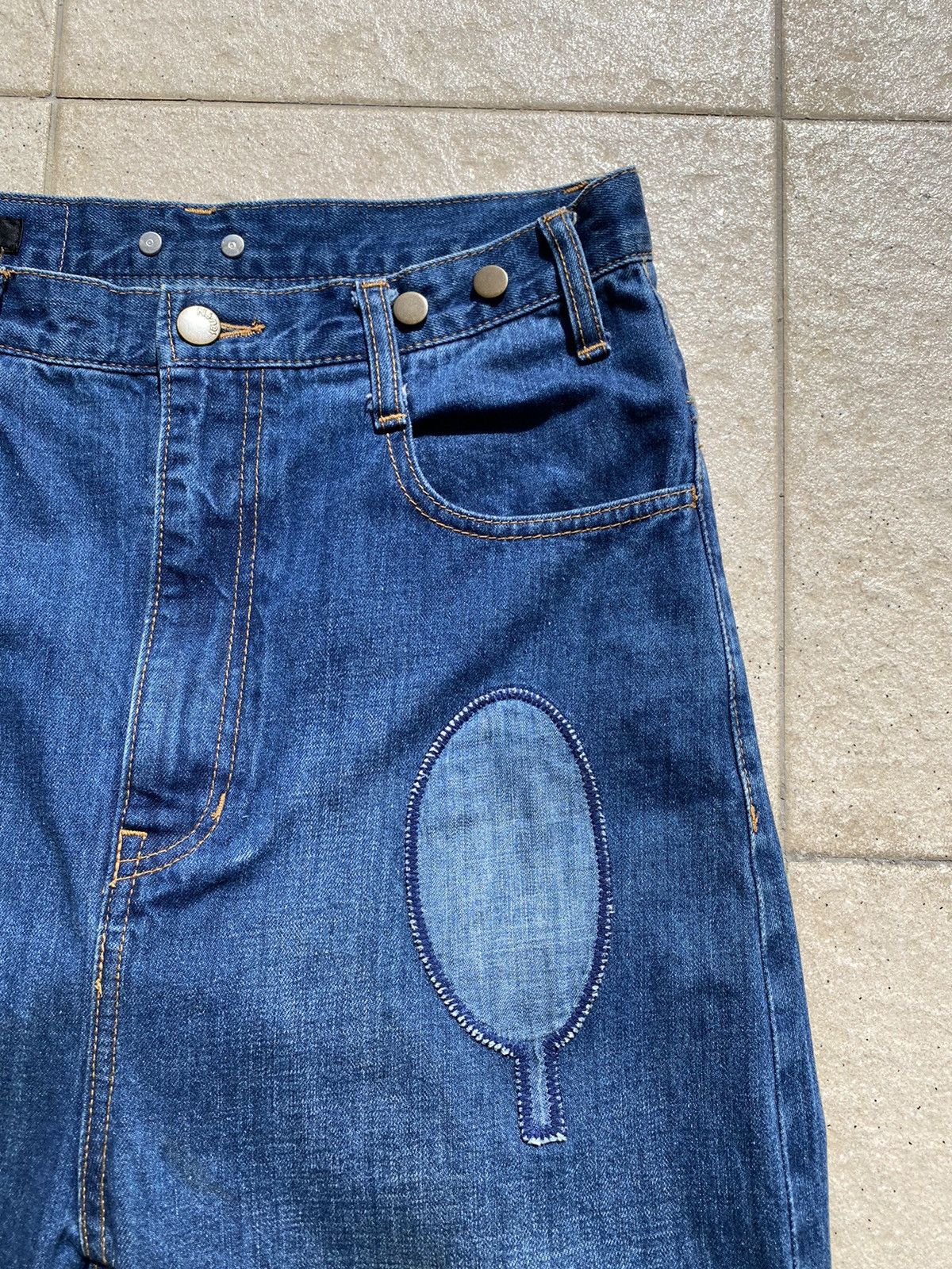 Designer × Issey Miyake × Ne-Net 💥RARE💥 Ne-net by ISSEY MIYAKE Patchwork Selvedge Denim Size US 30 / EU 46 - 7 Thumbnail