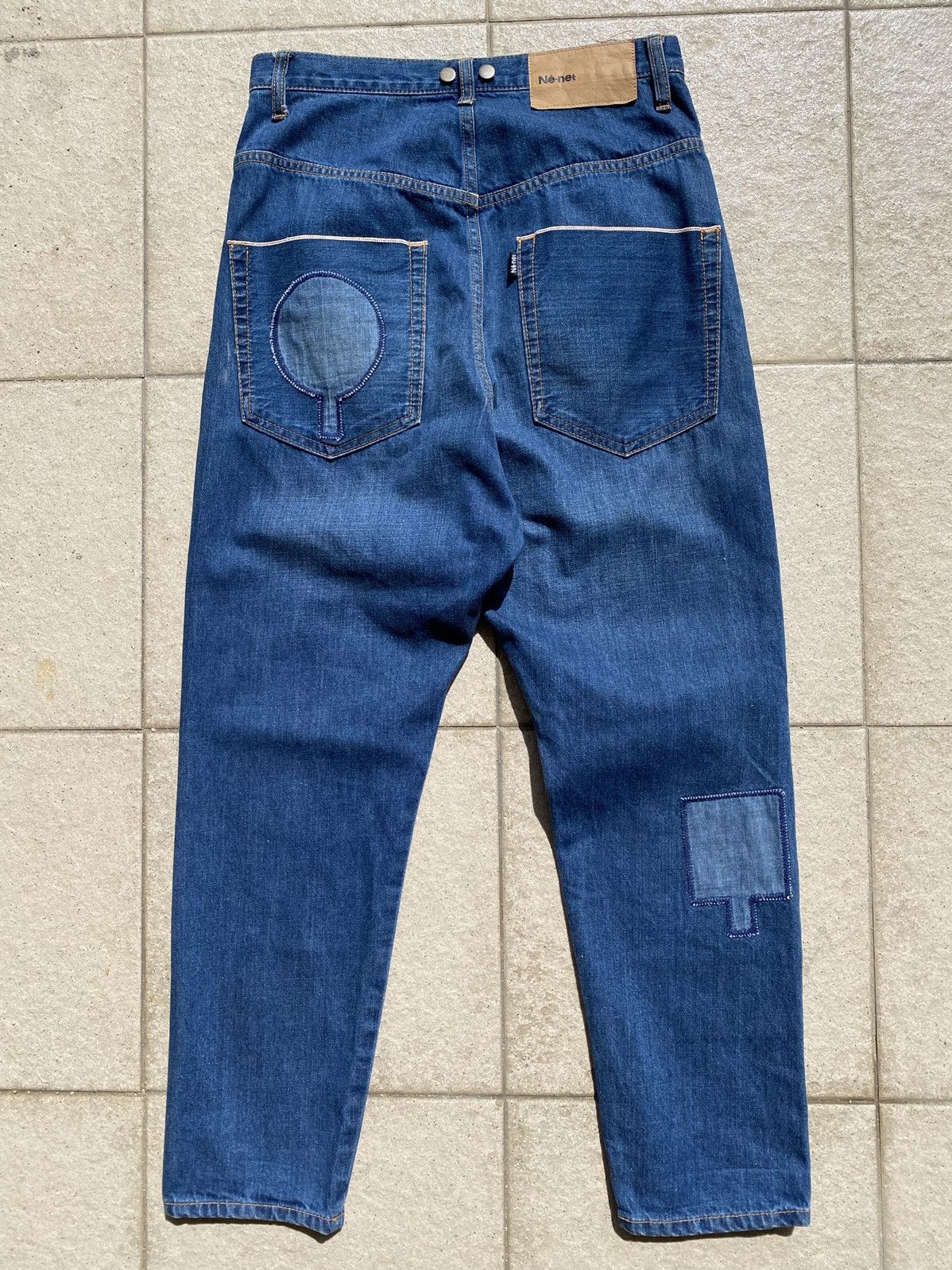 Designer × Issey Miyake × Ne-Net 💥RARE💥 Ne-net by ISSEY MIYAKE Patchwork Selvedge Denim Size US 30 / EU 46 - 12 Thumbnail