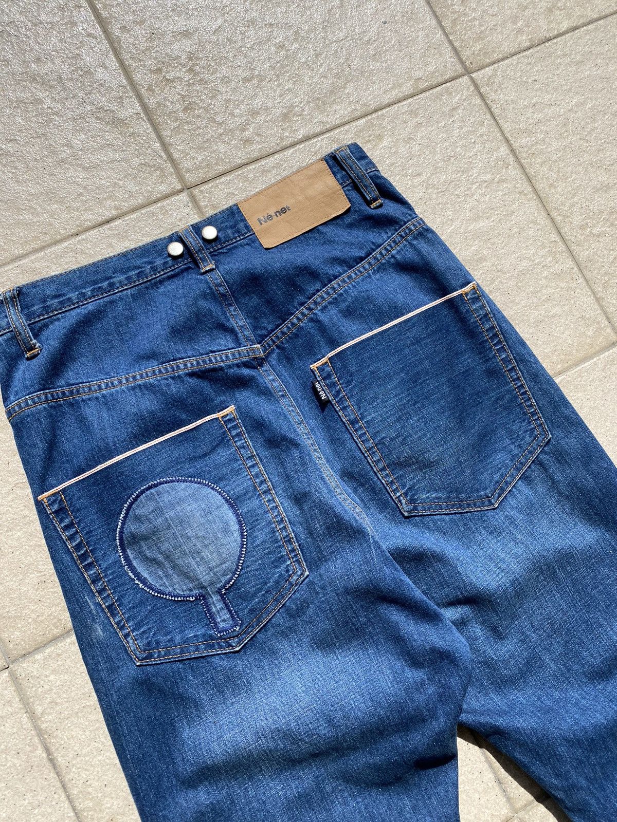 Designer × Issey Miyake × Ne-Net 💥RARE💥 Ne-net by ISSEY MIYAKE Patchwork Selvedge Denim Size US 30 / EU 46 - 16 Thumbnail