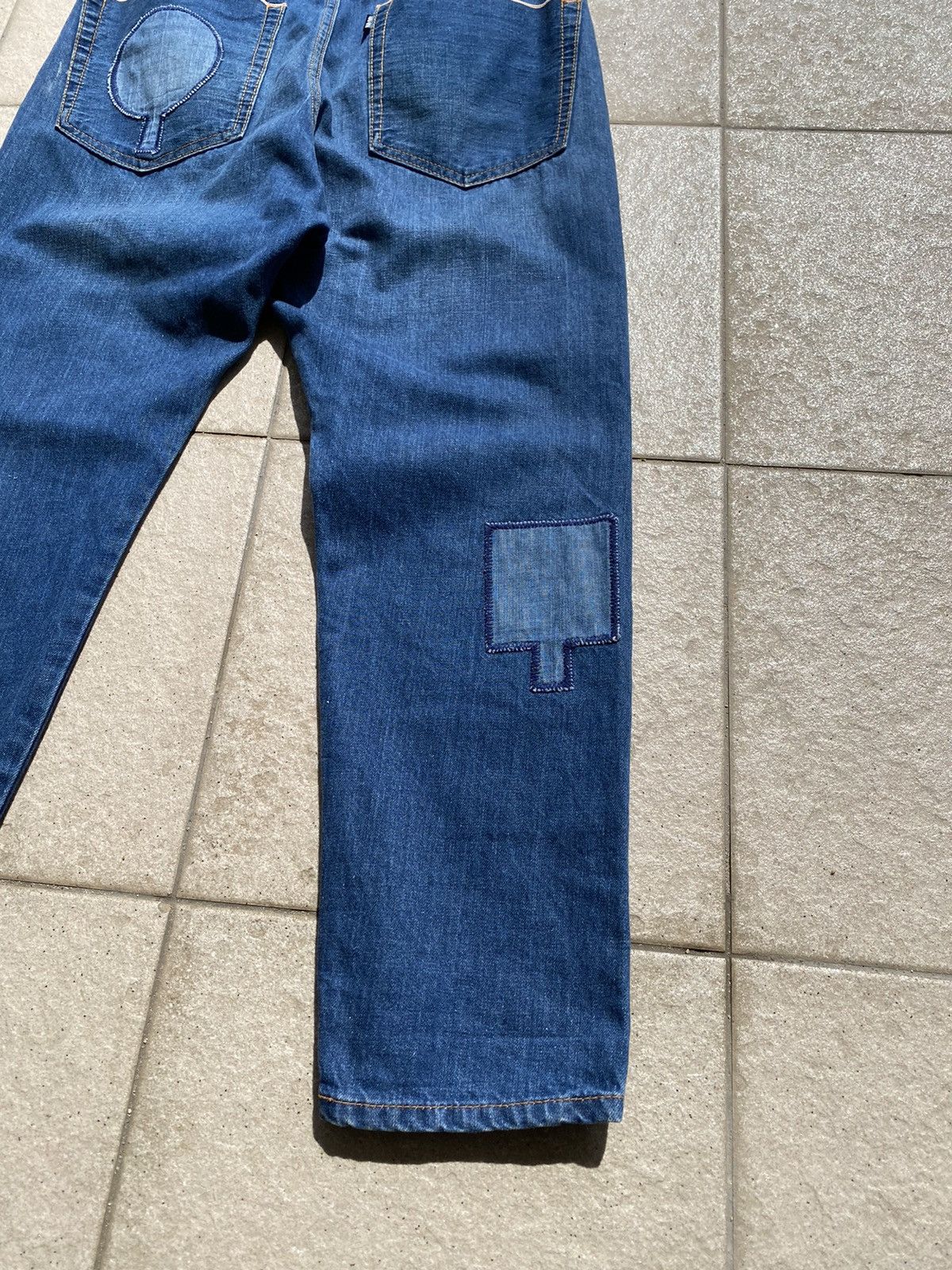 Designer × Issey Miyake × Ne-Net 💥RARE💥 Ne-net by ISSEY MIYAKE Patchwork Selvedge Denim Size US 30 / EU 46 - 17 Thumbnail