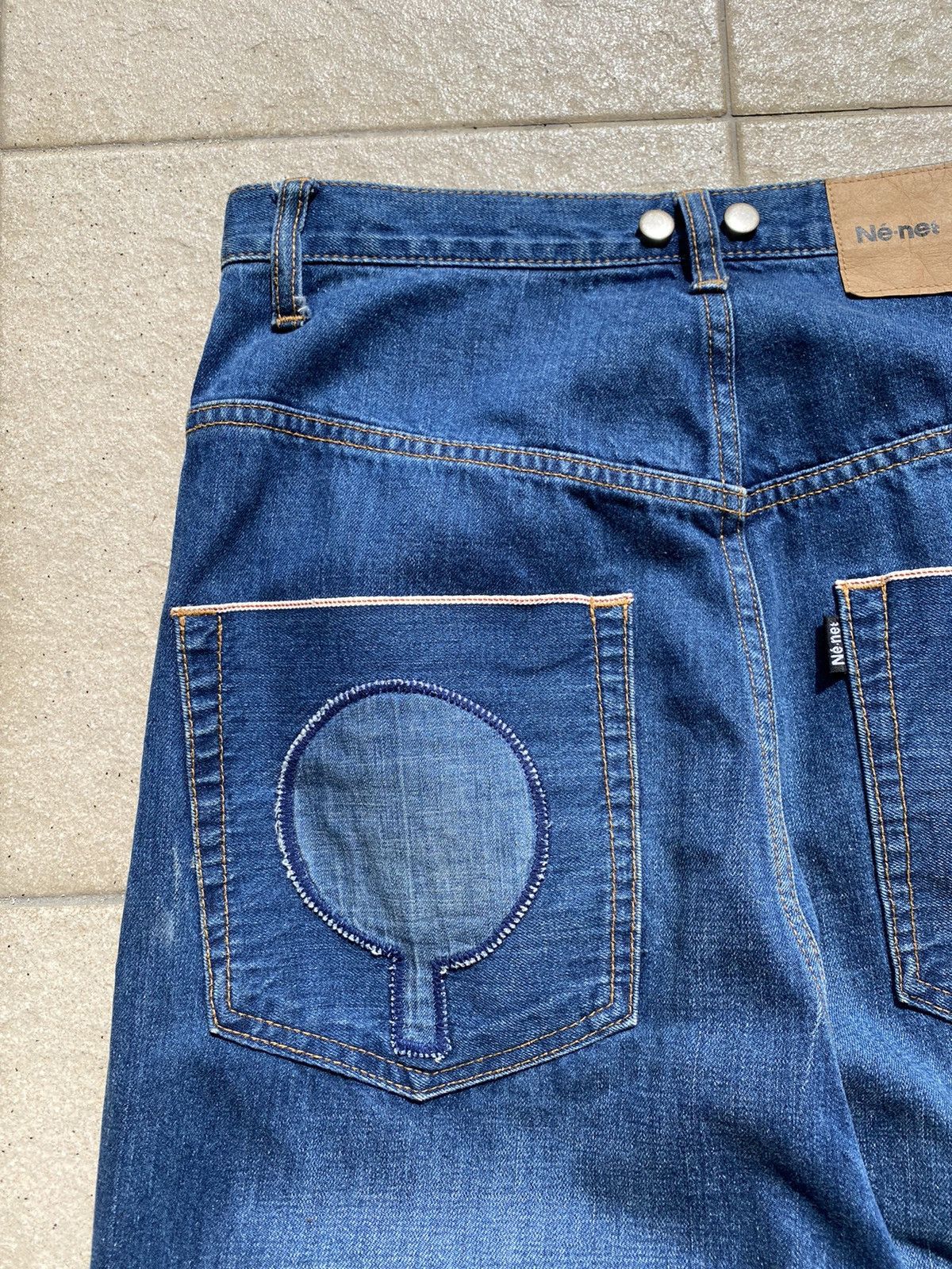 Designer × Issey Miyake × Ne-Net 💥RARE💥 Ne-net by ISSEY MIYAKE Patchwork Selvedge Denim Size US 30 / EU 46 - 15 Thumbnail