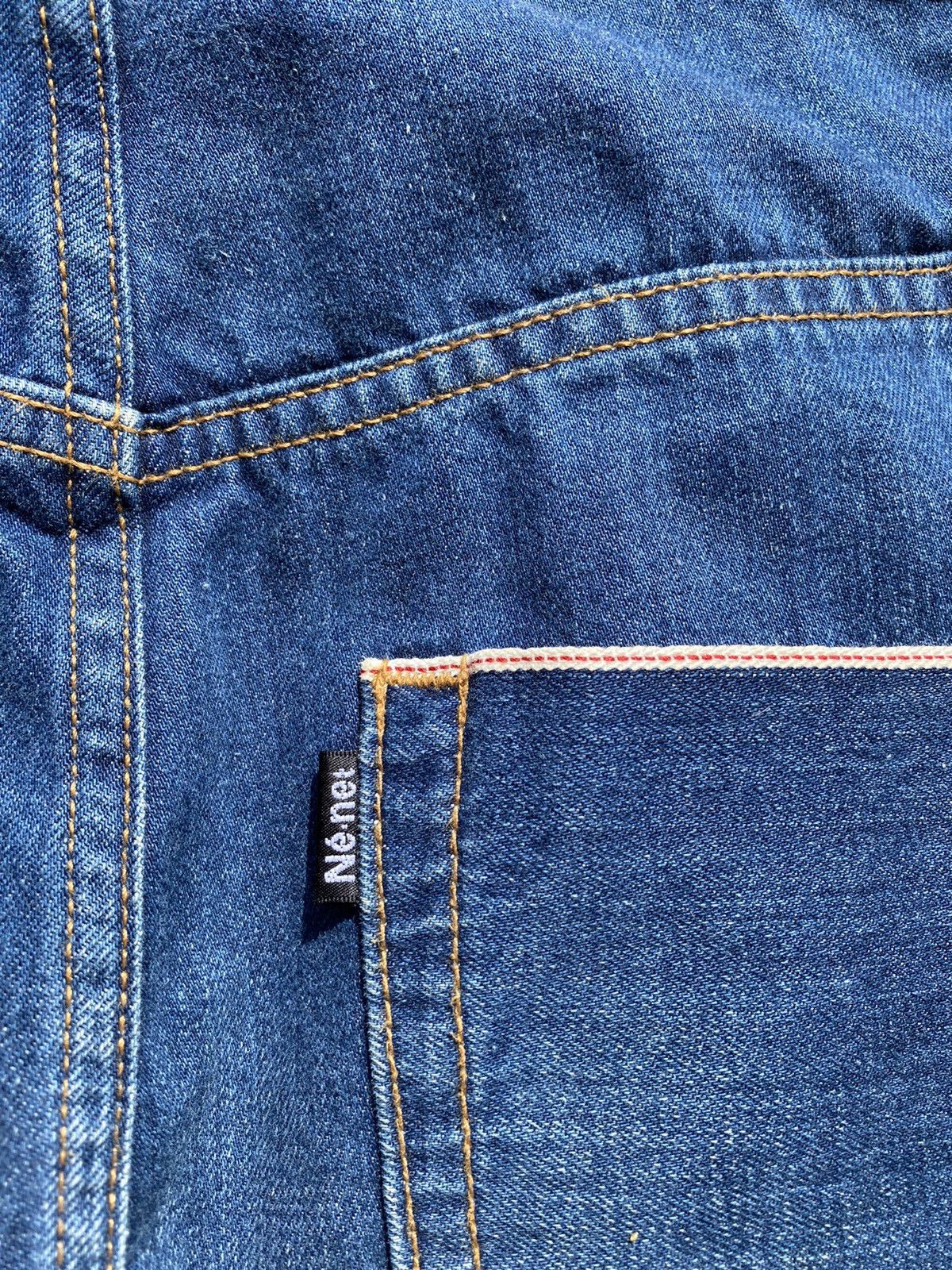 Designer × Issey Miyake × Ne-Net 💥RARE💥 Ne-net by ISSEY MIYAKE Patchwork Selvedge Denim Size US 30 / EU 46 - 14 Thumbnail