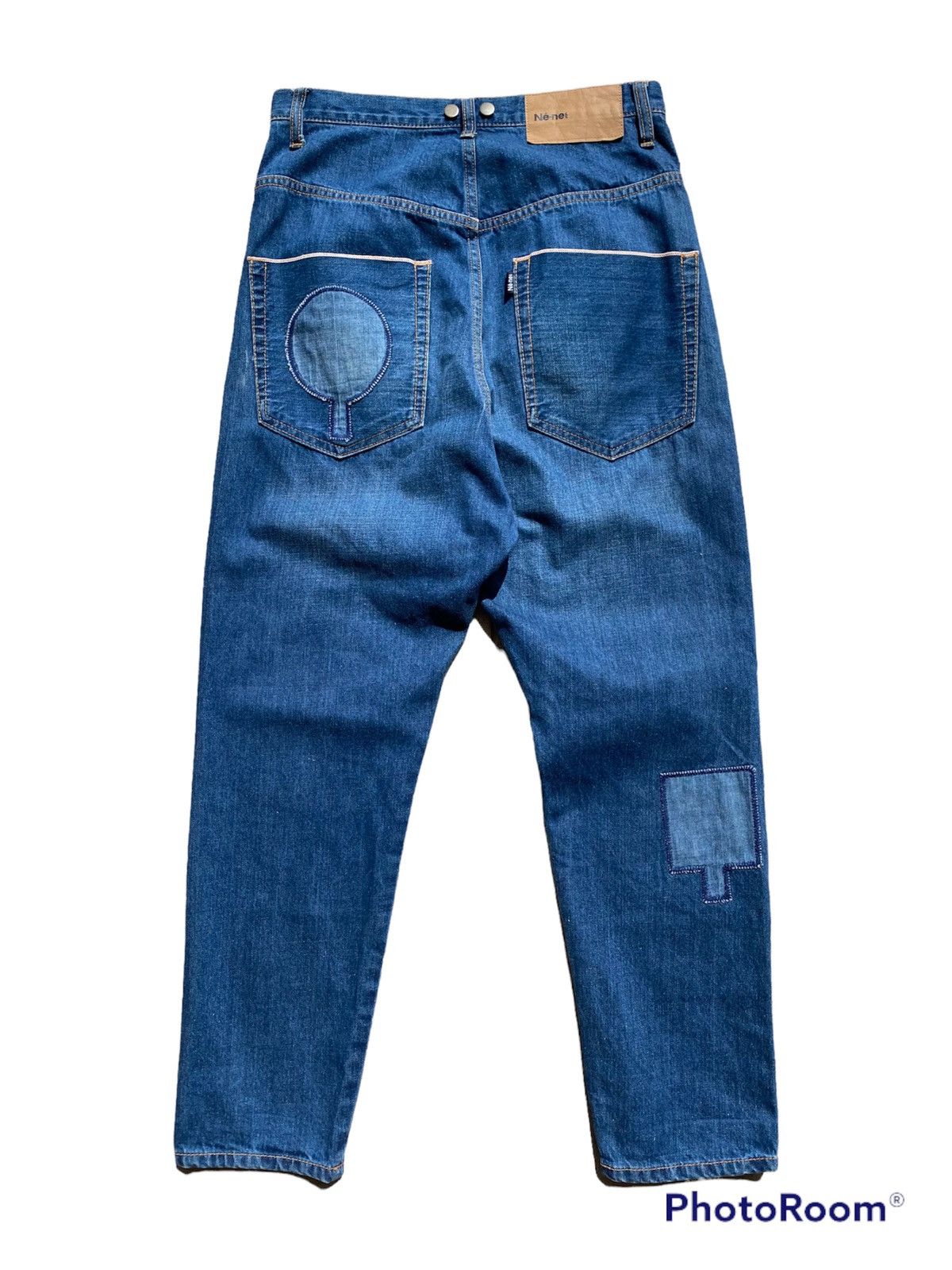 Designer × Issey Miyake × Ne-Net 💥RARE💥 Ne-net by ISSEY MIYAKE Patchwork Selvedge Denim Size US 30 / EU 46 - 2 Thumbnail