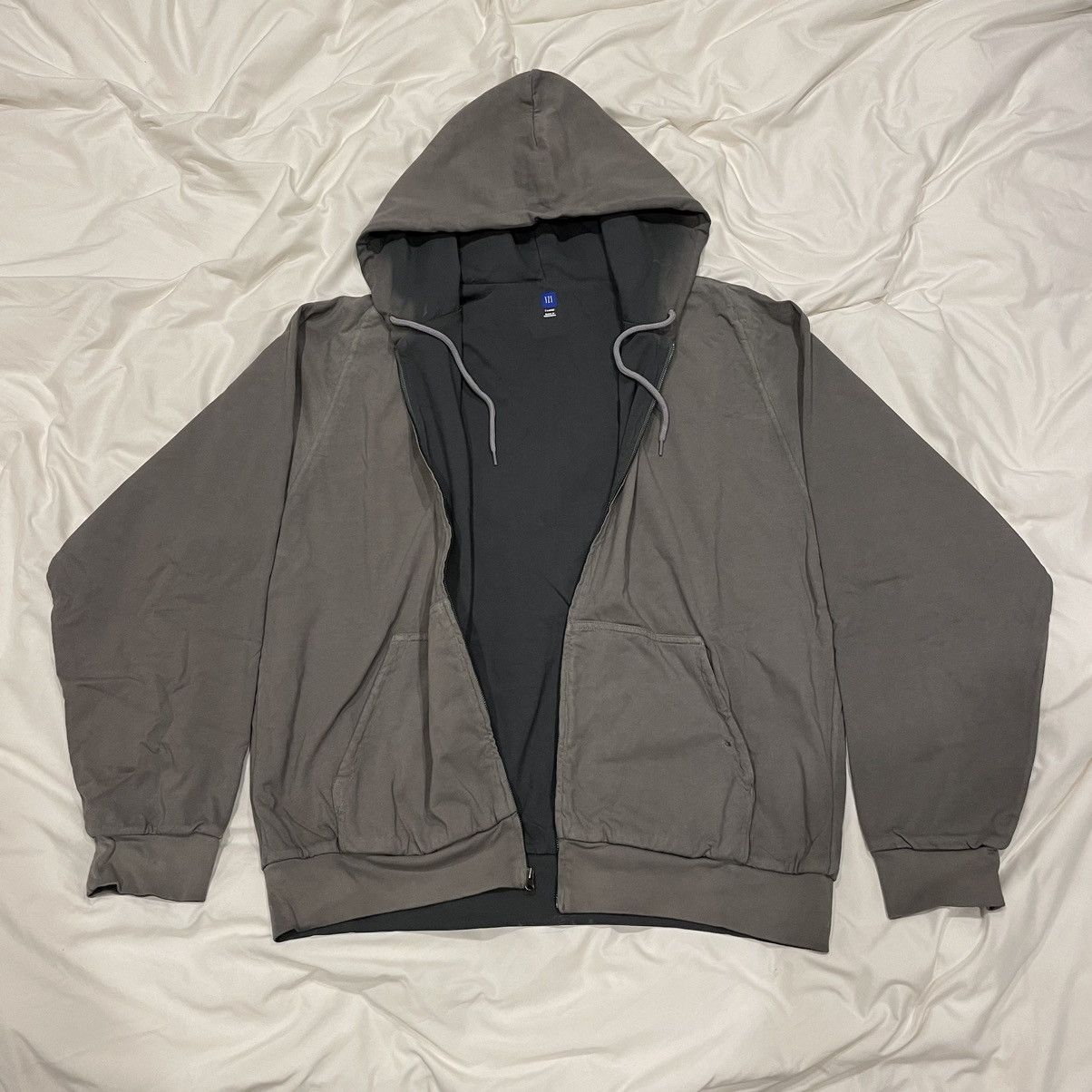 Gap Unreleased Yeezy x Gap Poetic Grey Zip Up Hoodie | Grailed