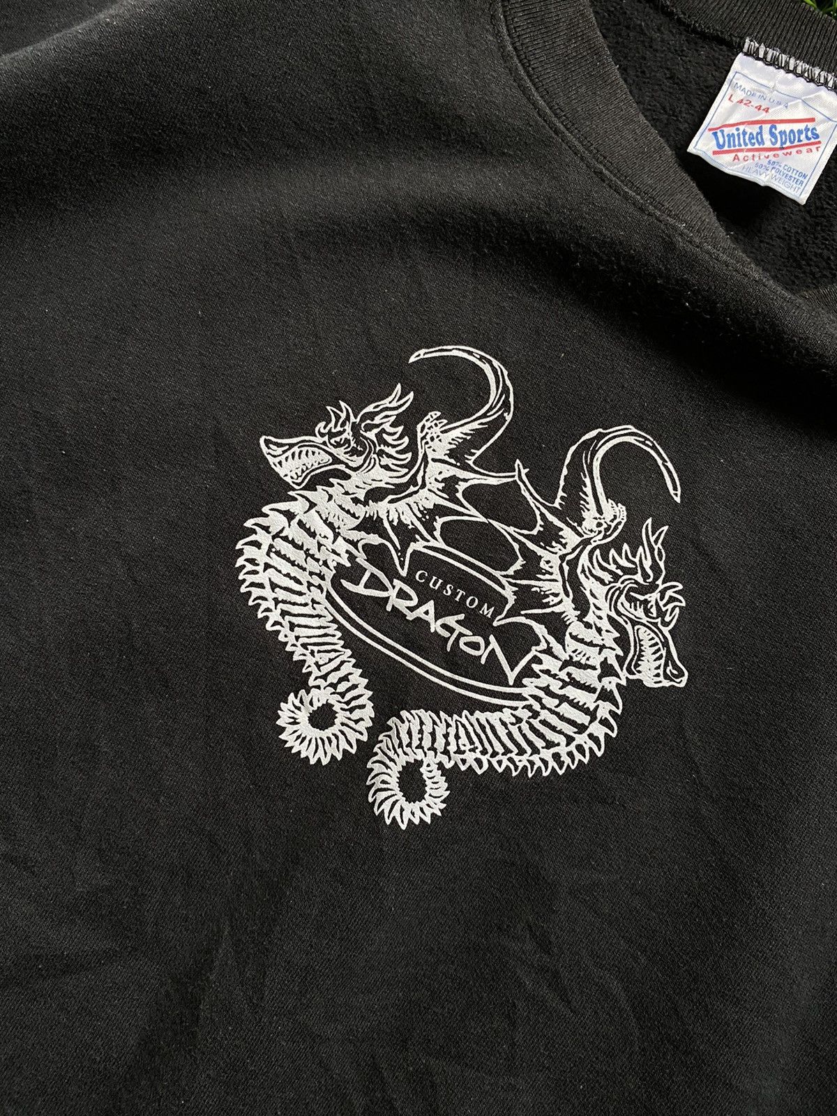 If Six Was Nine × Vintage Vintage Custom Dragon Sweatshirt Size US L / EU 52-54 / 3 - 3 Thumbnail