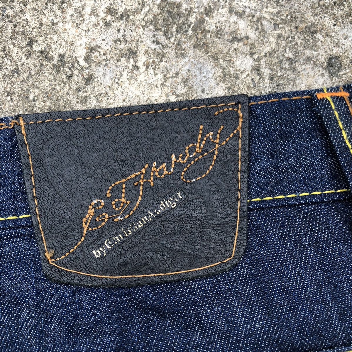 Christian Audigier 🔥Hyped🔥Ed Hardy Christian Audiger Embroidery Geisha Jeans Size US 43 - 12 Thumbnail
