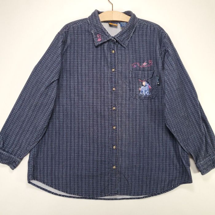 Disney Disney Winnie The Pooh Button Up Shirt Womens 22W/24W Eeyore ...