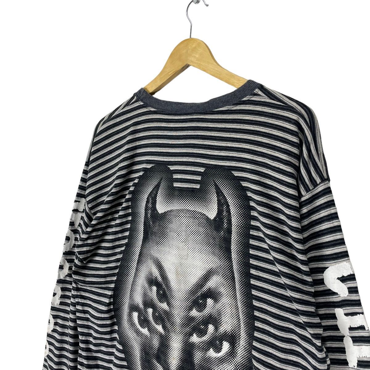 Japanese Brand 🌟VOODOO THANG DEMON STRIPED LONG SLEEVE T SHIRT Size US M / EU 48-50 / 2 - 6 Thumbnail