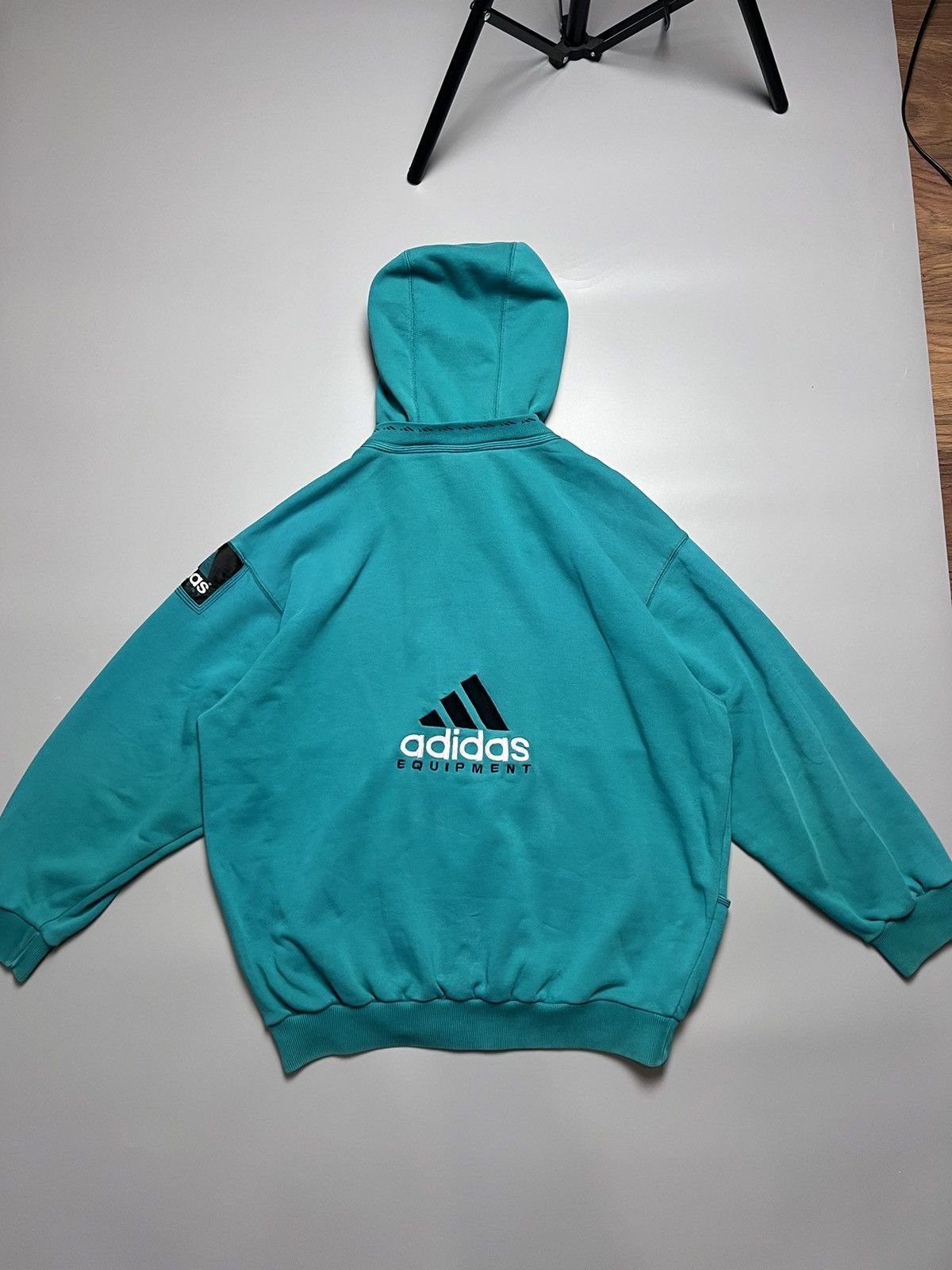 Adidas Vintage Adidas Equimpent Zip Hoodie 90s Size US M / EU 48-50 / 2 - 1 Thumbnail