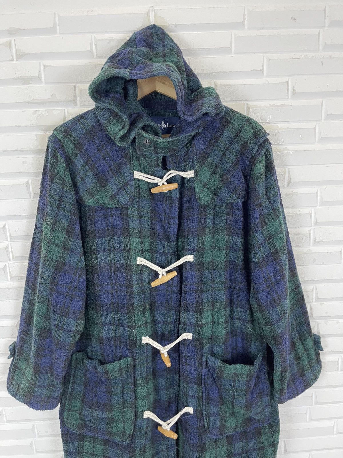Ralph Lauren Vintage RALPH LAUREN RRL Winter Duffle Coat Hood Size US M / EU 48-50 / 2 - 2 Thumbnail