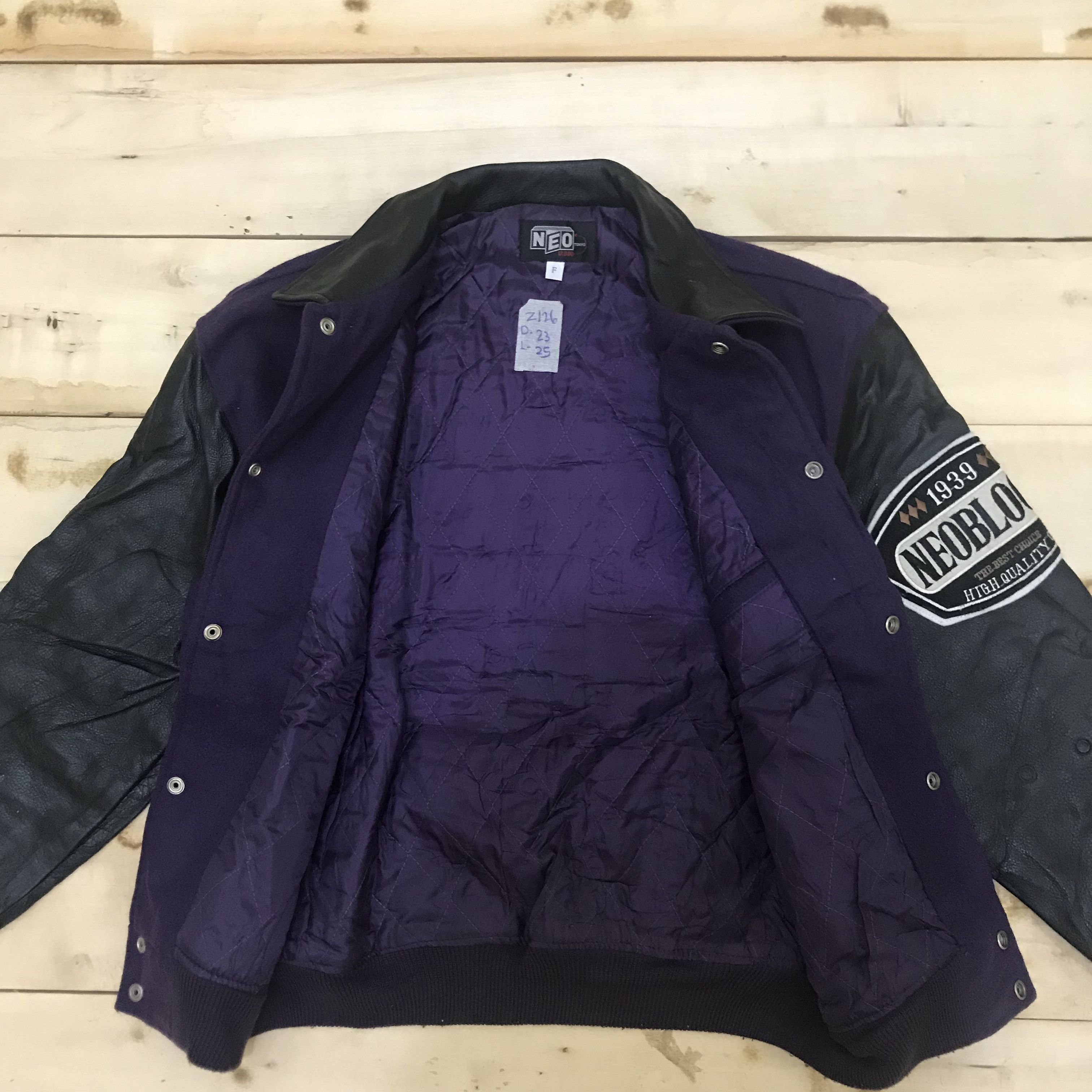 Japanese Brand Z126 NEO BLOOD CLUB FOOTBALL AMERICAN TEAM VARSITY JACKET Size US M / EU 48-50 / 2 - 5 Thumbnail
