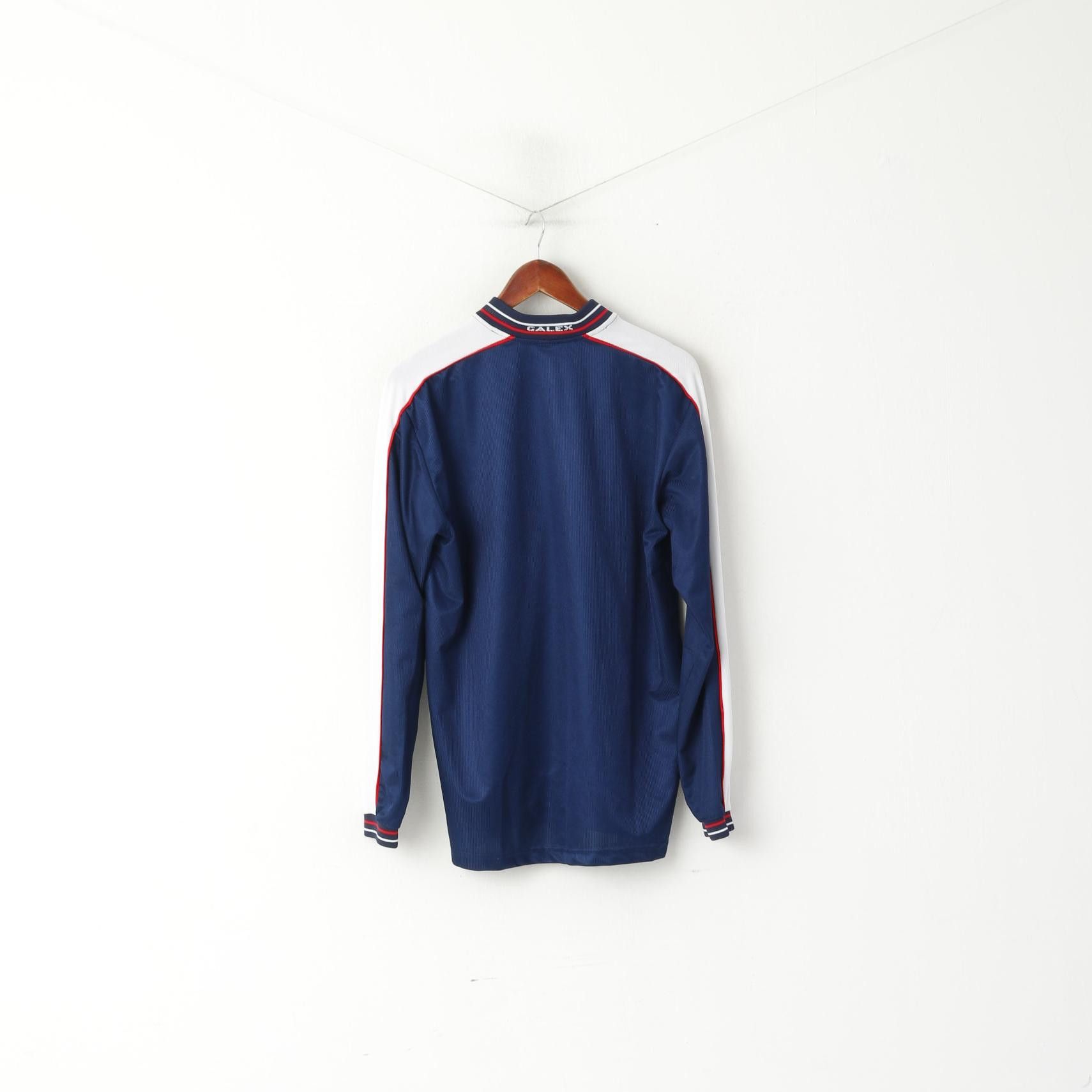 Vintage Galex Italian Style Men L Shirt Navy Vintage 2719 Size US L / EU 52-54 / 3 - 6 Thumbnail