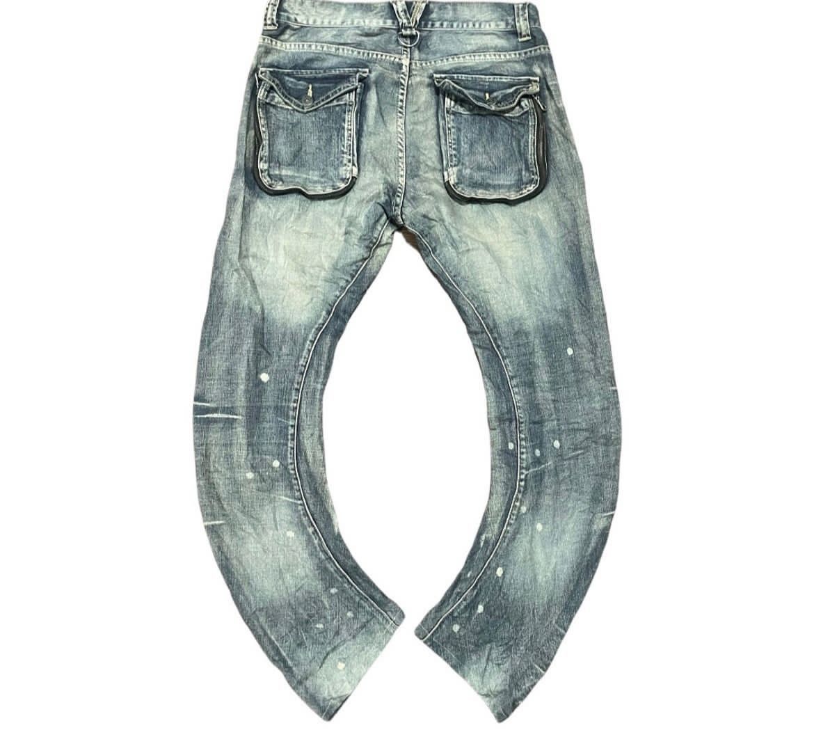 Japanese Brand Rare🔥 PPFM Narrow Jeans Size US 31 - 5 Thumbnail