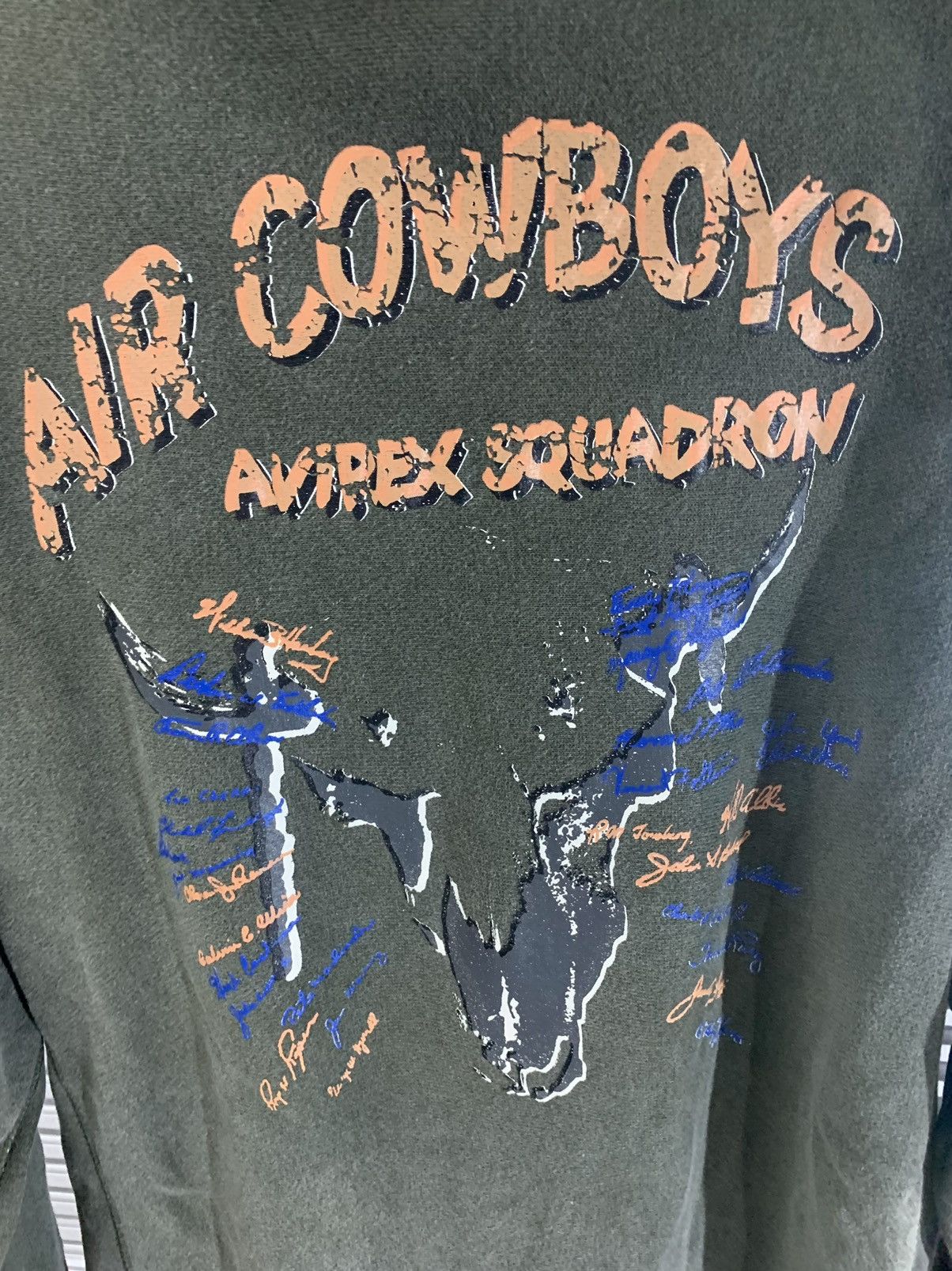 Avirex × Japanese Brand × Vintage Vintage 80s Avirex The Heart Beat Signature Size US L / EU 52-54 / 3 - 4 Thumbnail