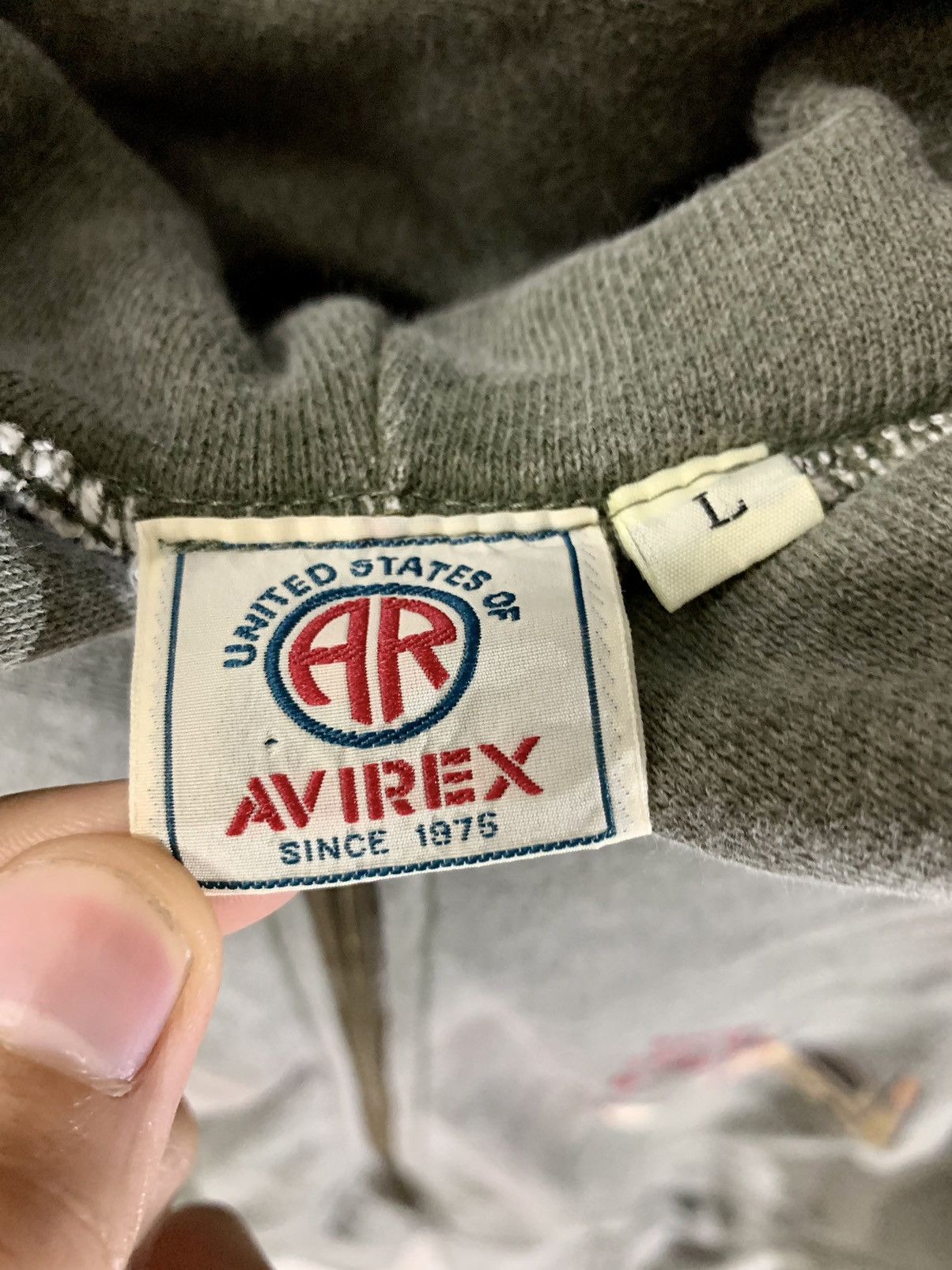 Avirex × Japanese Brand × Vintage Vintage 80s Avirex The Heart Beat Signature Size US L / EU 52-54 / 3 - 6 Thumbnail