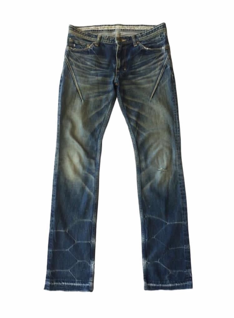 Number (N)ine Number Nine Distressed Pain Jeans | Grailed