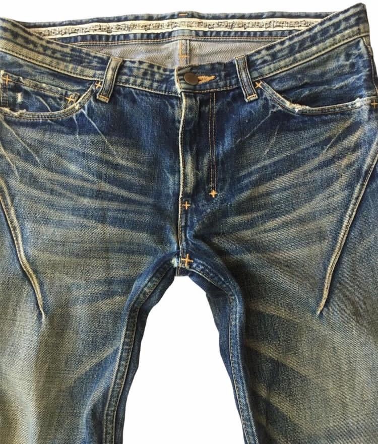 Number (N)ine Number Nine Distressed Pain Jeans Size US 32 / EU 48 - 12 Thumbnail