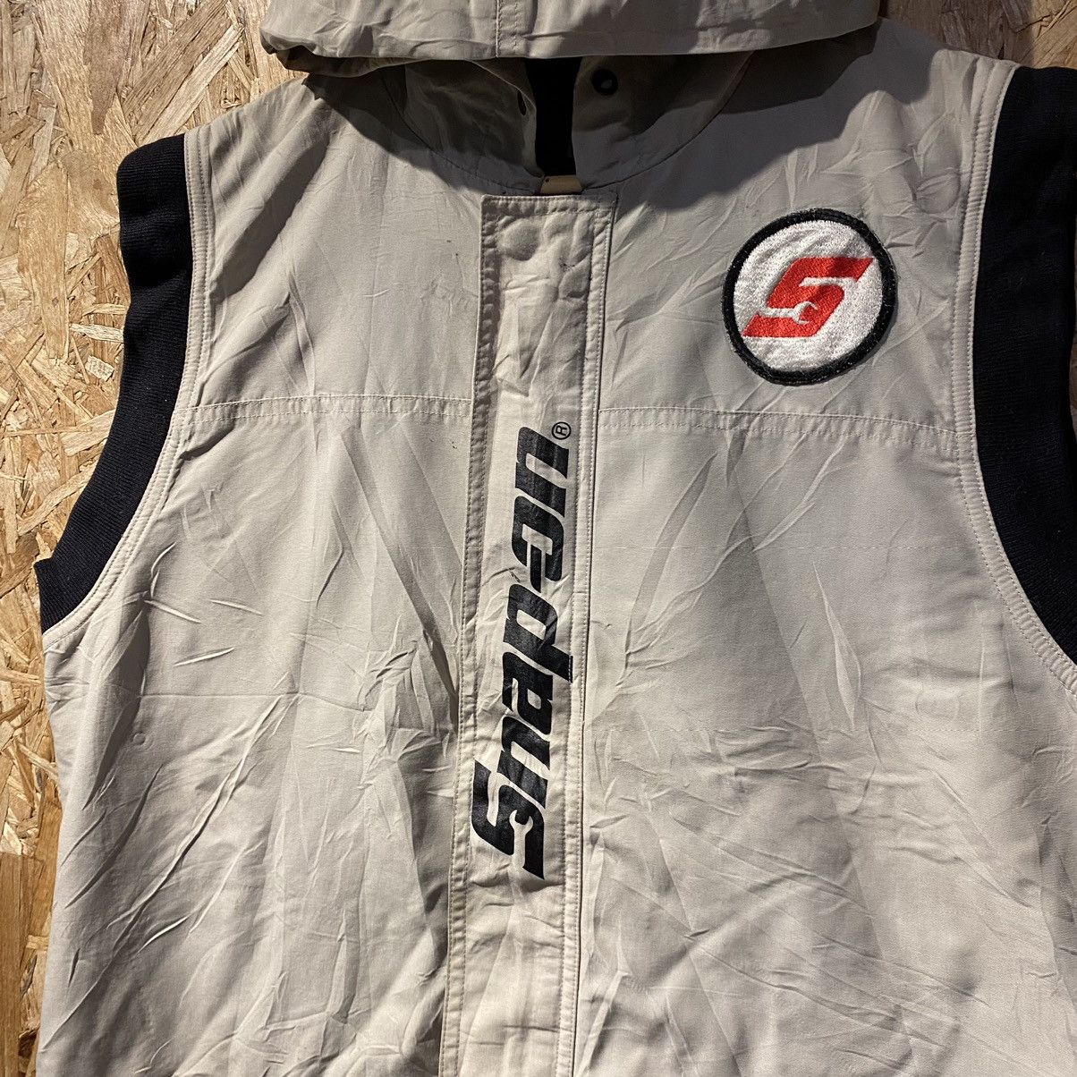 Vintage VINTAGE RARE‼️Snap-On Racing Basic Logo Embroid Hoodie Vest Size US S / EU 44-46 / 1 - 5 Thumbnail
