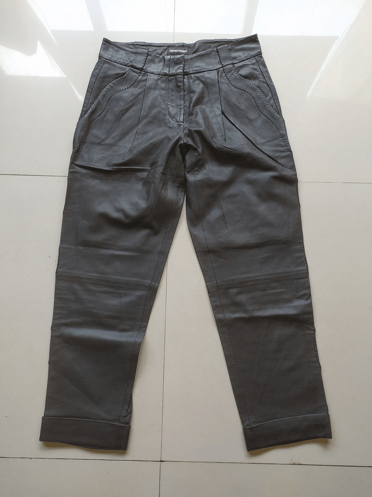 Emporio Armani Women s leather pant $1200