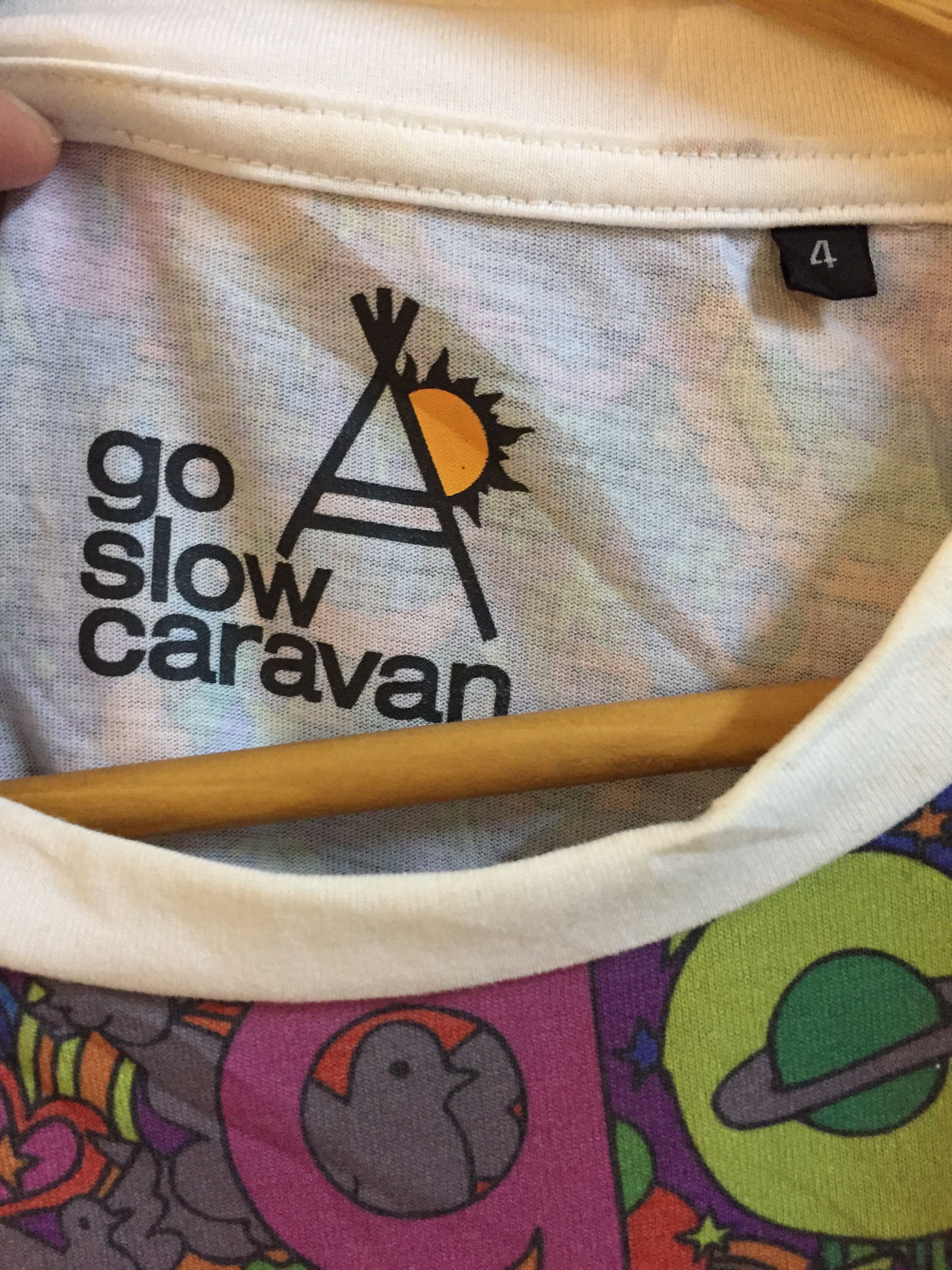 Hysteric Glamour × Japanese Brand × go slow caravan Go Slow Caravan all over print tee Size US L / EU 52-54 / 3 - 12 Thumbnail