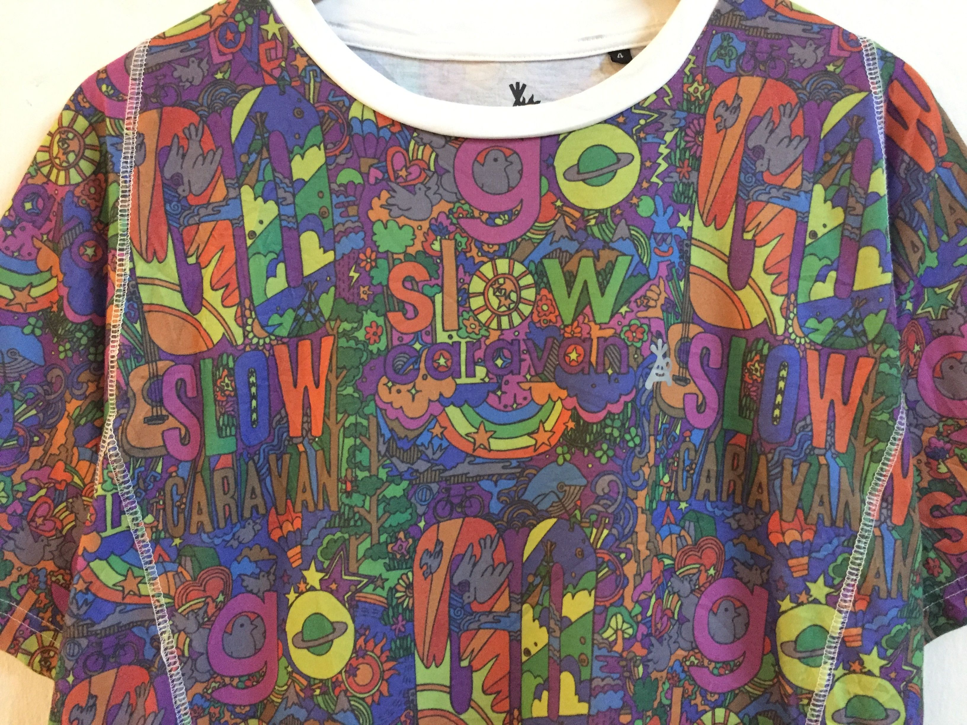 Hysteric Glamour × Japanese Brand × go slow caravan Go Slow Caravan all over print tee Size US L / EU 52-54 / 3 - 2 Thumbnail