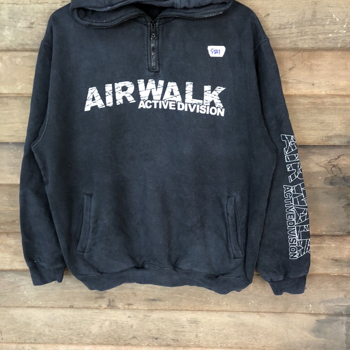 Airwalk DL Airwalk skate Black Hoodie sweatshirt #5501 Size US L / EU 52-54 / 3 - 3 Thumbnail