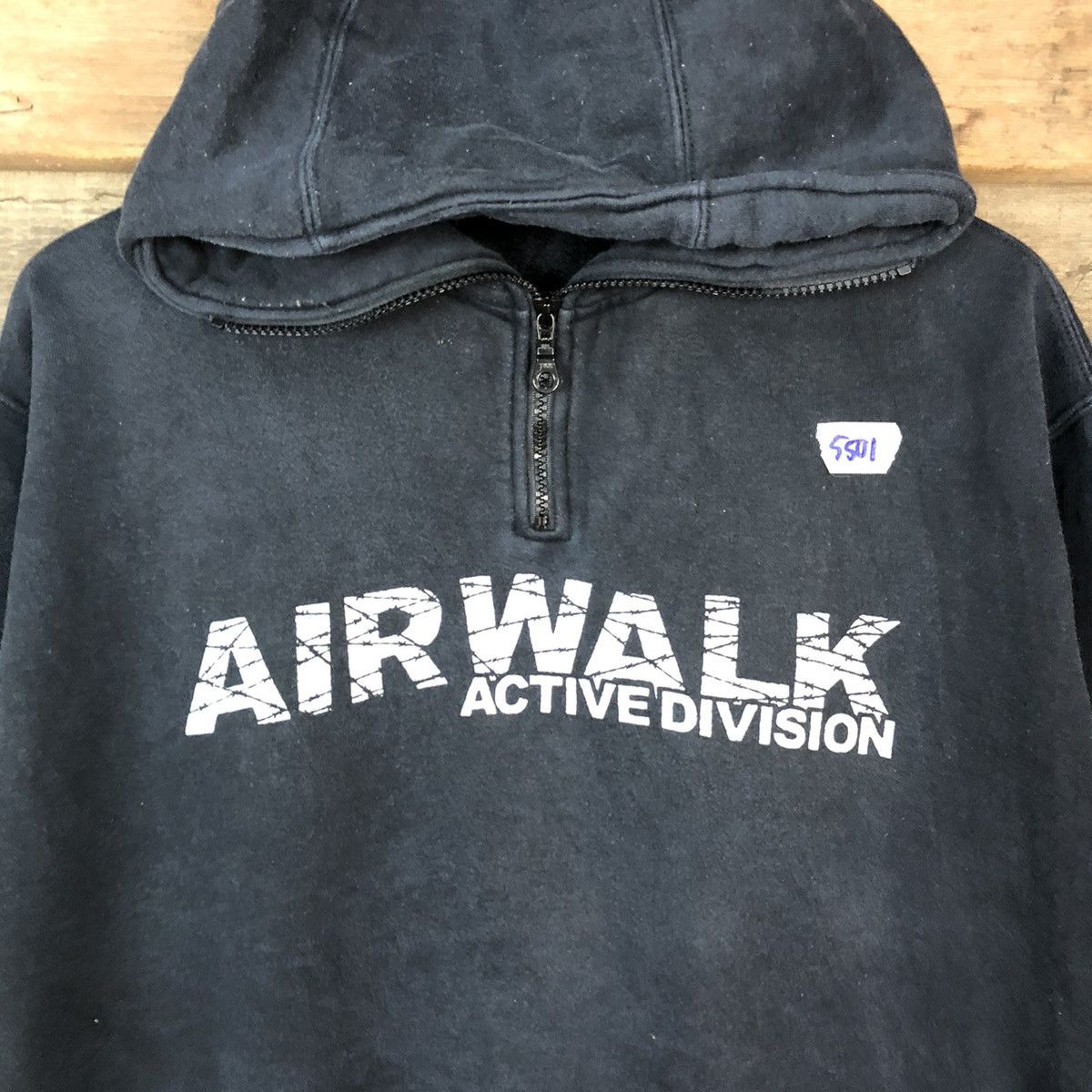 Airwalk DL Airwalk skate Black Hoodie sweatshirt #5501 Size US L / EU 52-54 / 3 - 7 Thumbnail