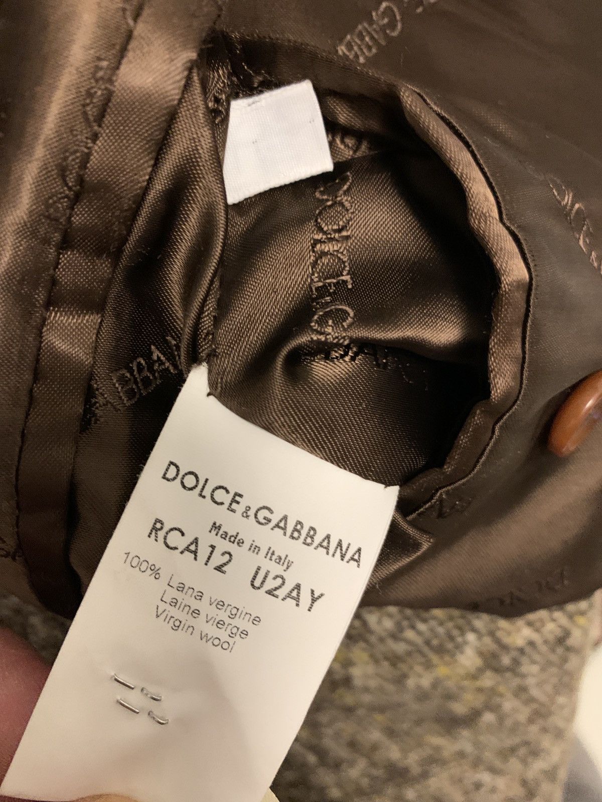 Dolce & Gabbana Double Brest tweed coat Size US M / EU 48-50 / 2 - 8 Thumbnail