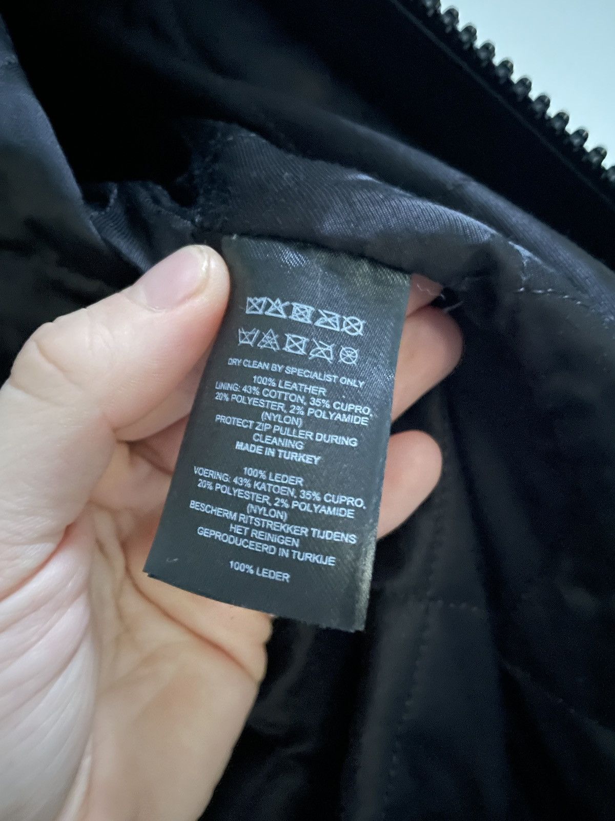 Dries Van Noten Dries Van Noten Backzip Black Leather Lanvers Bomber Jacket Size US M / EU 48-50 / 2 - 4 Thumbnail