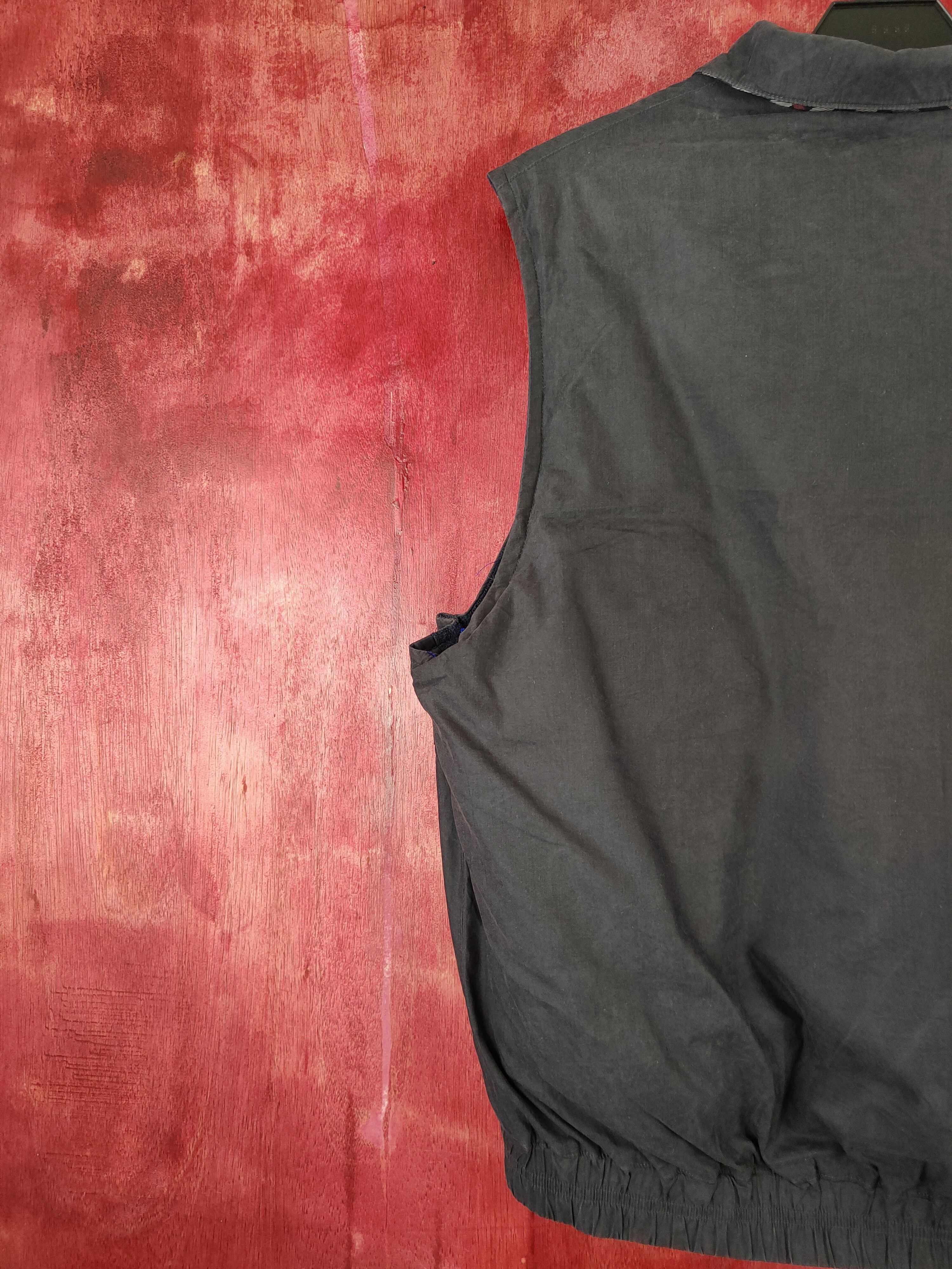 Burberry × Vintage Burberrys vintage Dark Blue Faded Vests #5548 Size US L / EU 52-54 / 3 - 10 Thumbnail