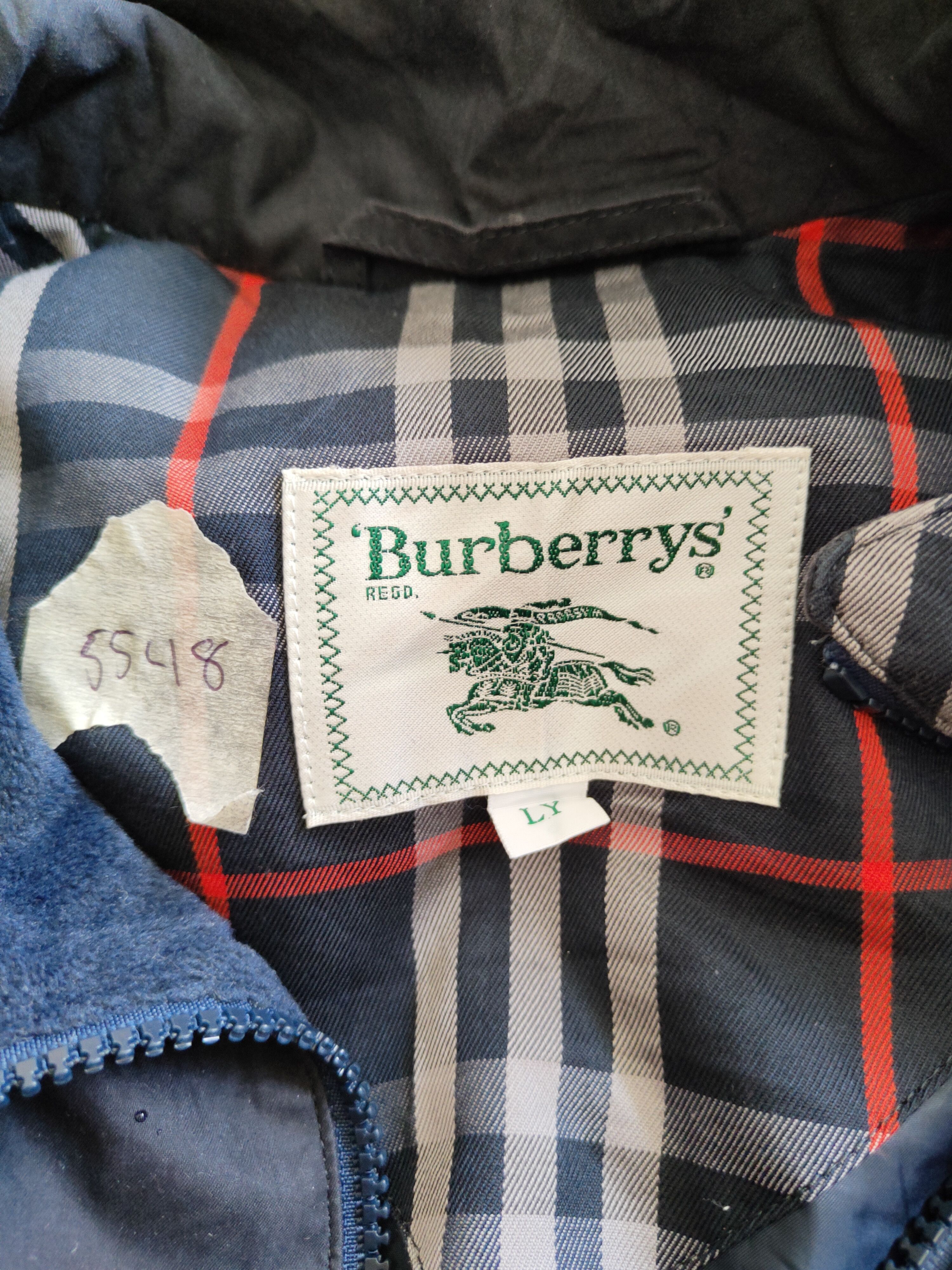 Burberry × Vintage Burberrys vintage Dark Blue Faded Vests #5548 Size US L / EU 52-54 / 3 - 13 Thumbnail